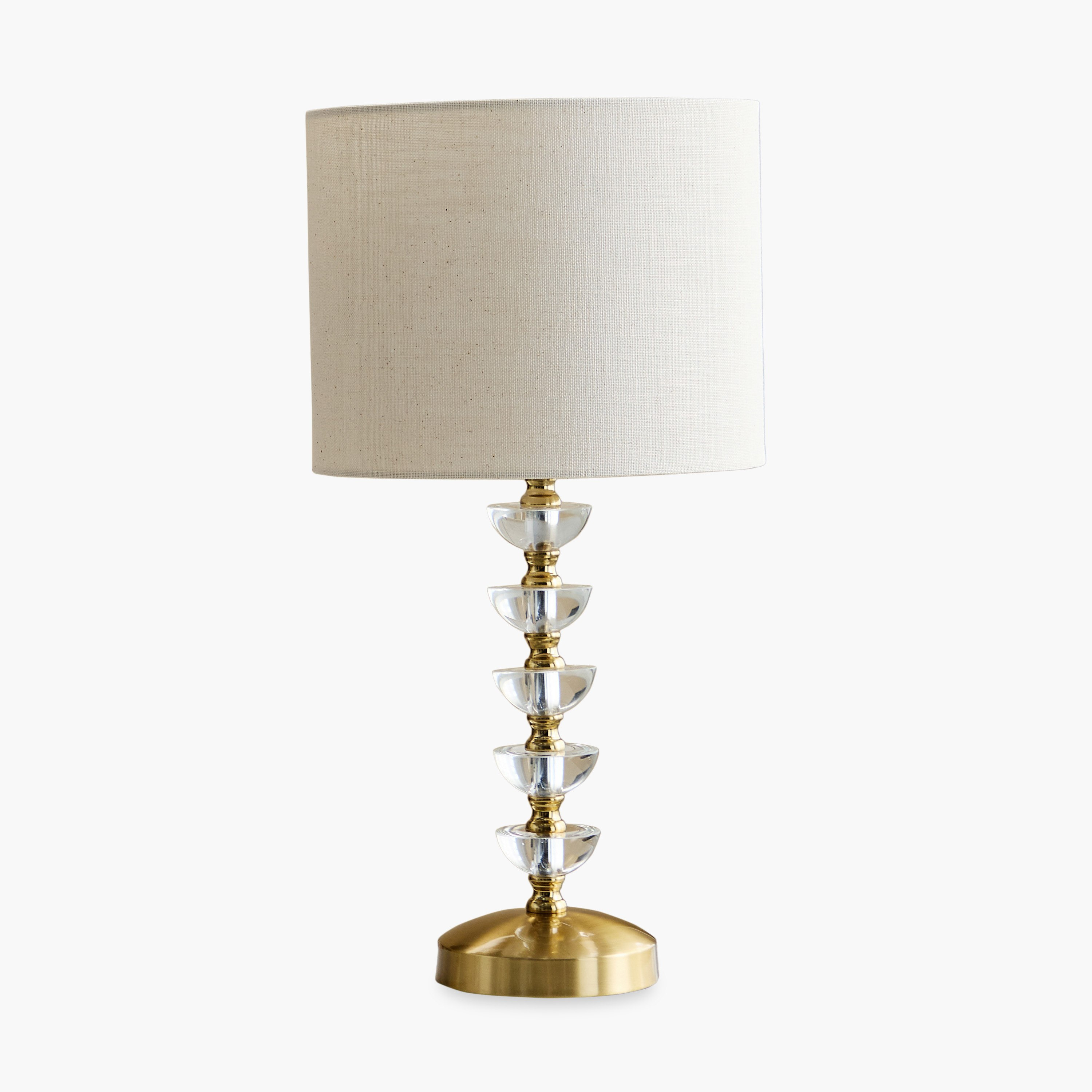 مصباح طاولة معدن بغطاء كتّان من رولينز كاسكي - 25x50 سم-PROMO_HB_AE_B1G1_250925-image-5