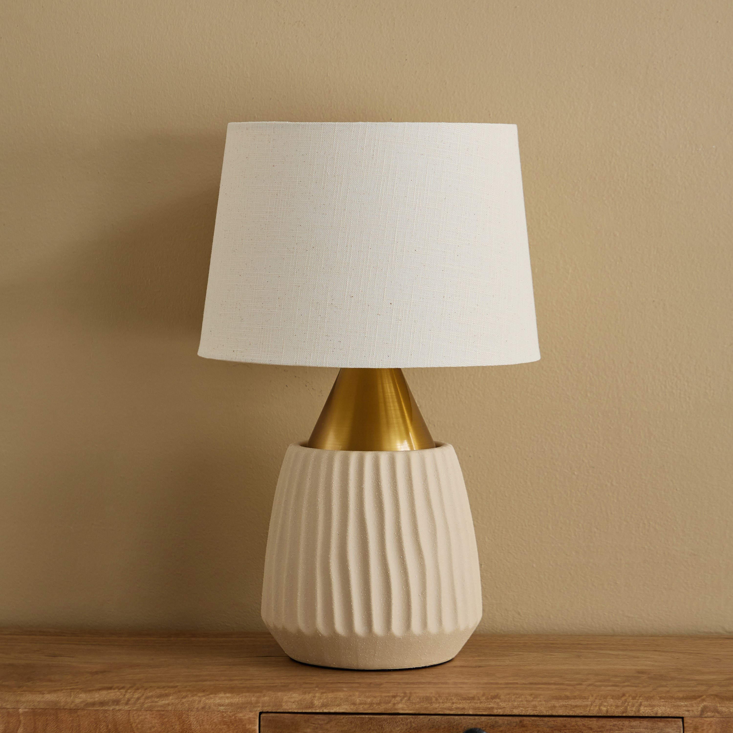 Rollins Caskey Metal and Ceramic Table Lamp with Linen Shade - 30x47 cm-PROMO_HB_AE_B1G1_250925-image-3