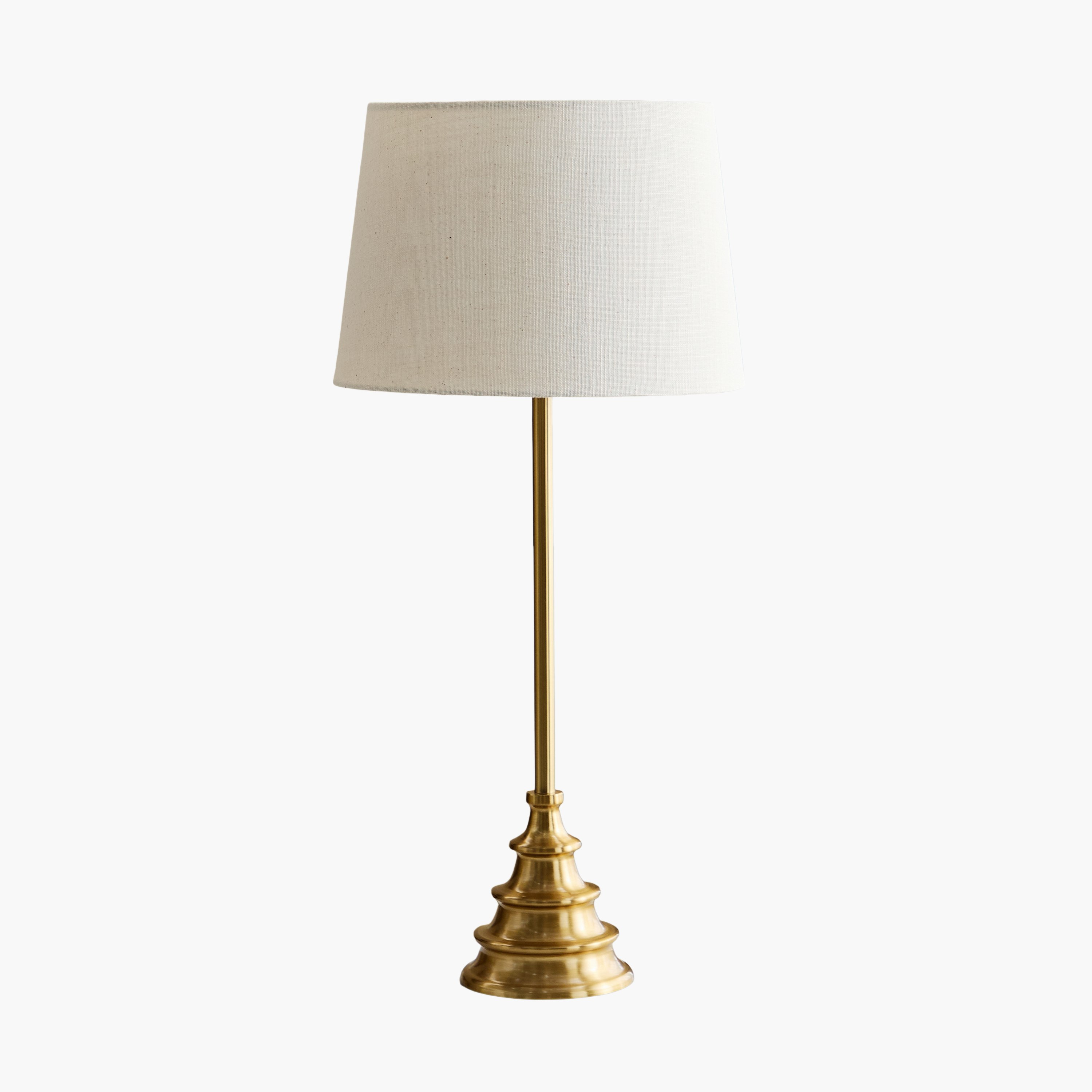 Rollins Caskey Metal Table Lamp with Linen Shade - 30x65 cm-hbxbedroom-lighting-tablelamps-image-6