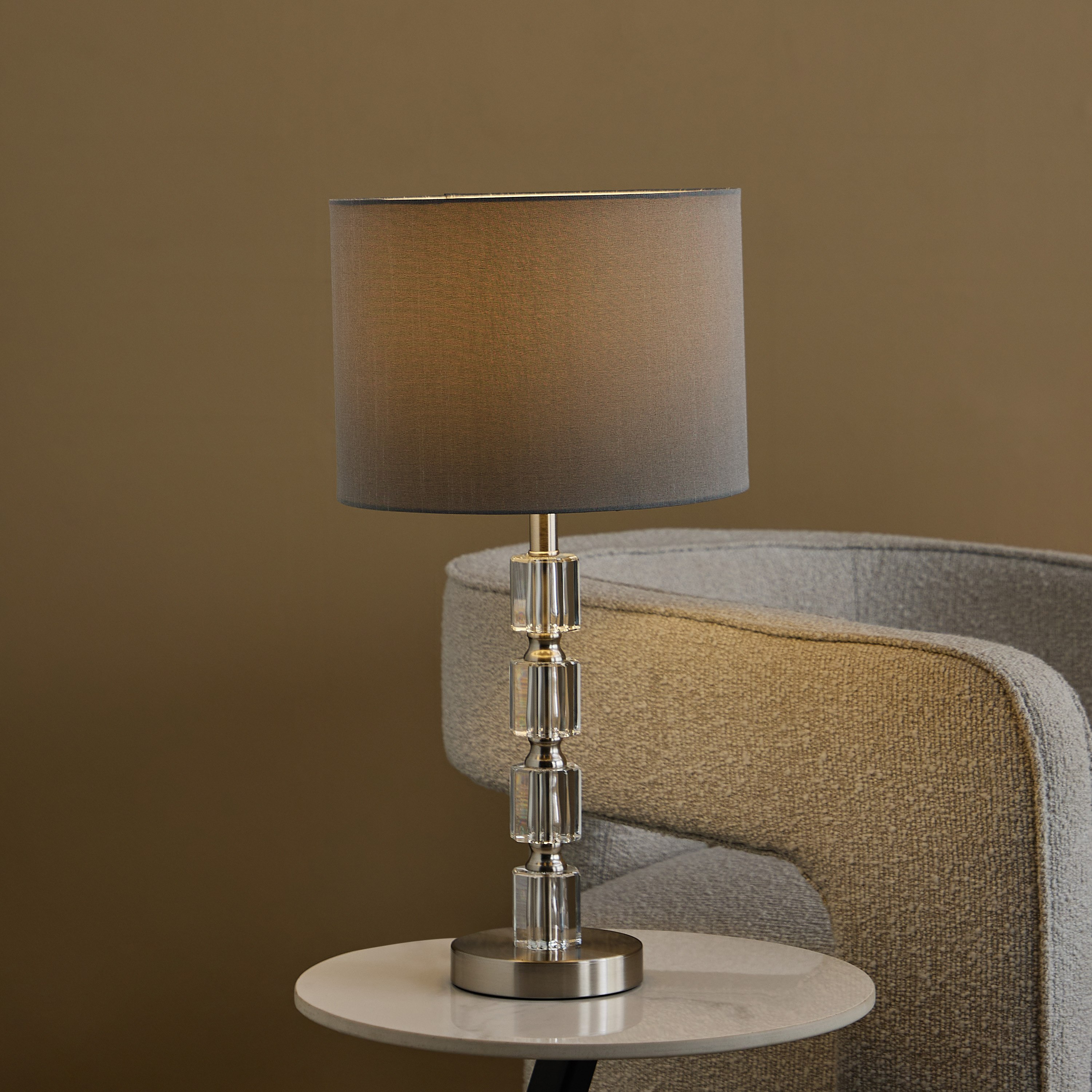 Rollins Caskey Crystal Table Lamp with Linen Shade - 28x54 cm-PROMO_HB_AE_B1G1_250925-image-2