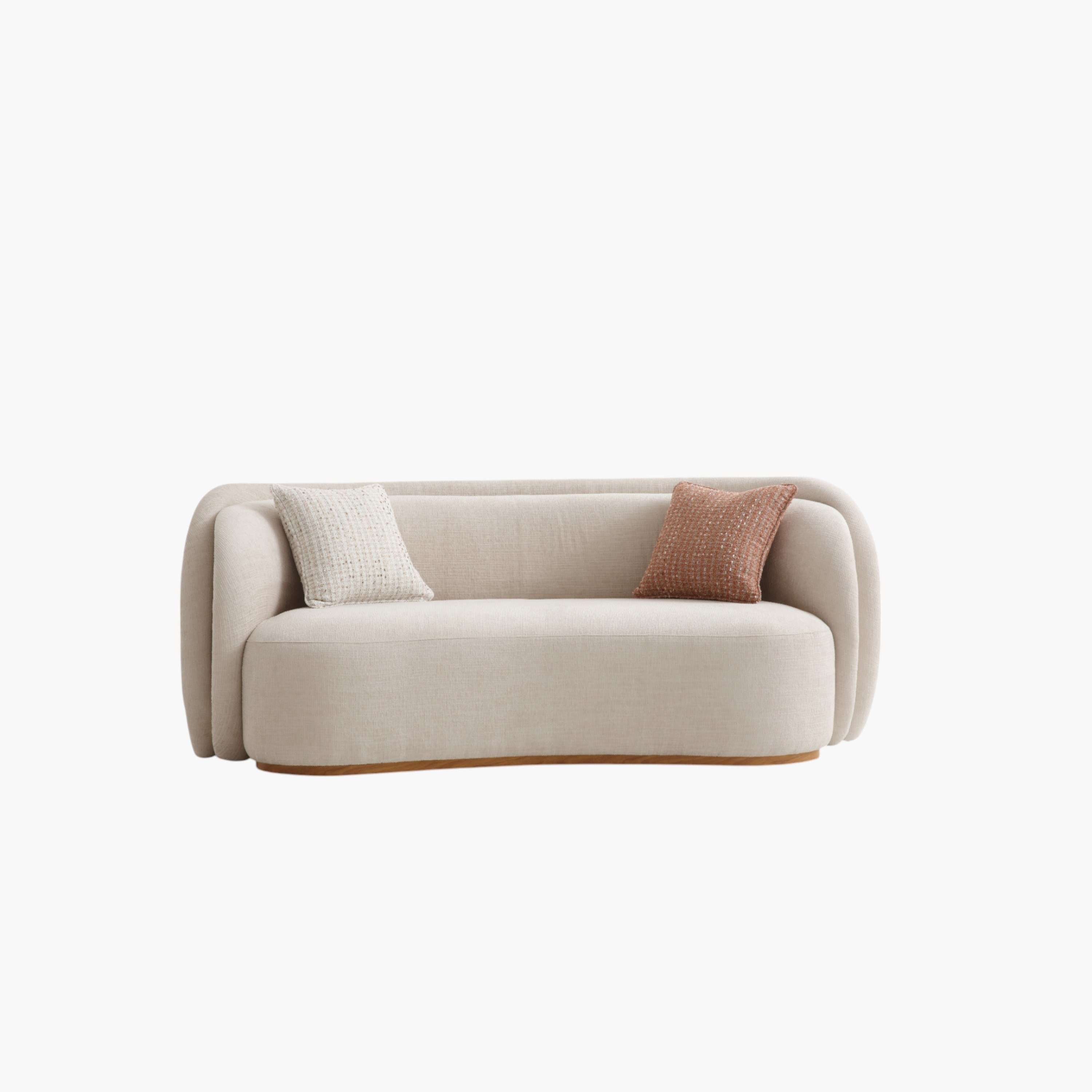 Adana 2-Seater Fabric Sofa with 2 Cushions-hbxlivingroom-sofasandarmchairs-sofas-image-2