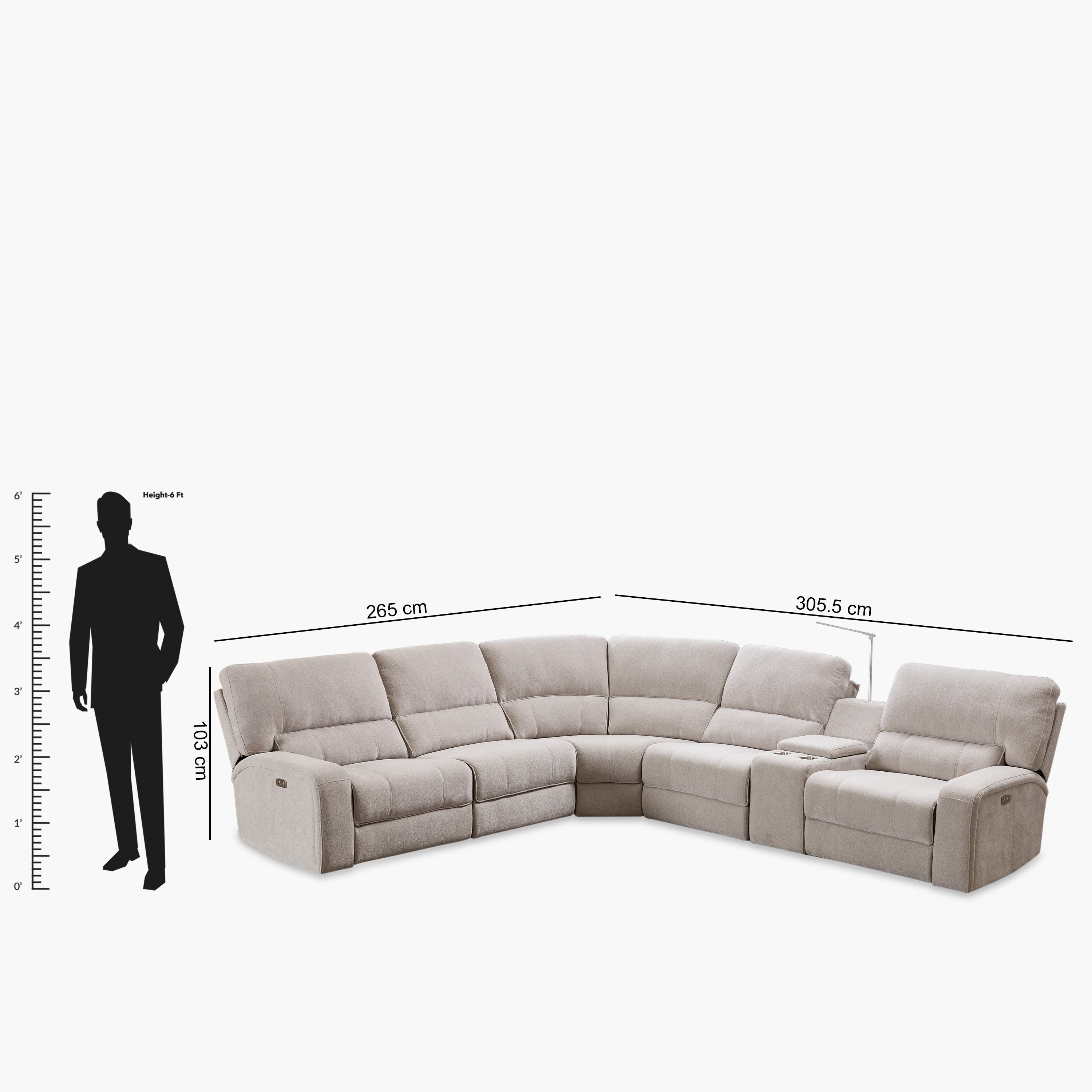 كنبة استرخاء ركنية كهربائية قماش بـ5 مقاعد و2 مقعد استرخاء ومصباح من روما-hbxlivingroom-sofasandarmchairs-cornersofas-image-19
