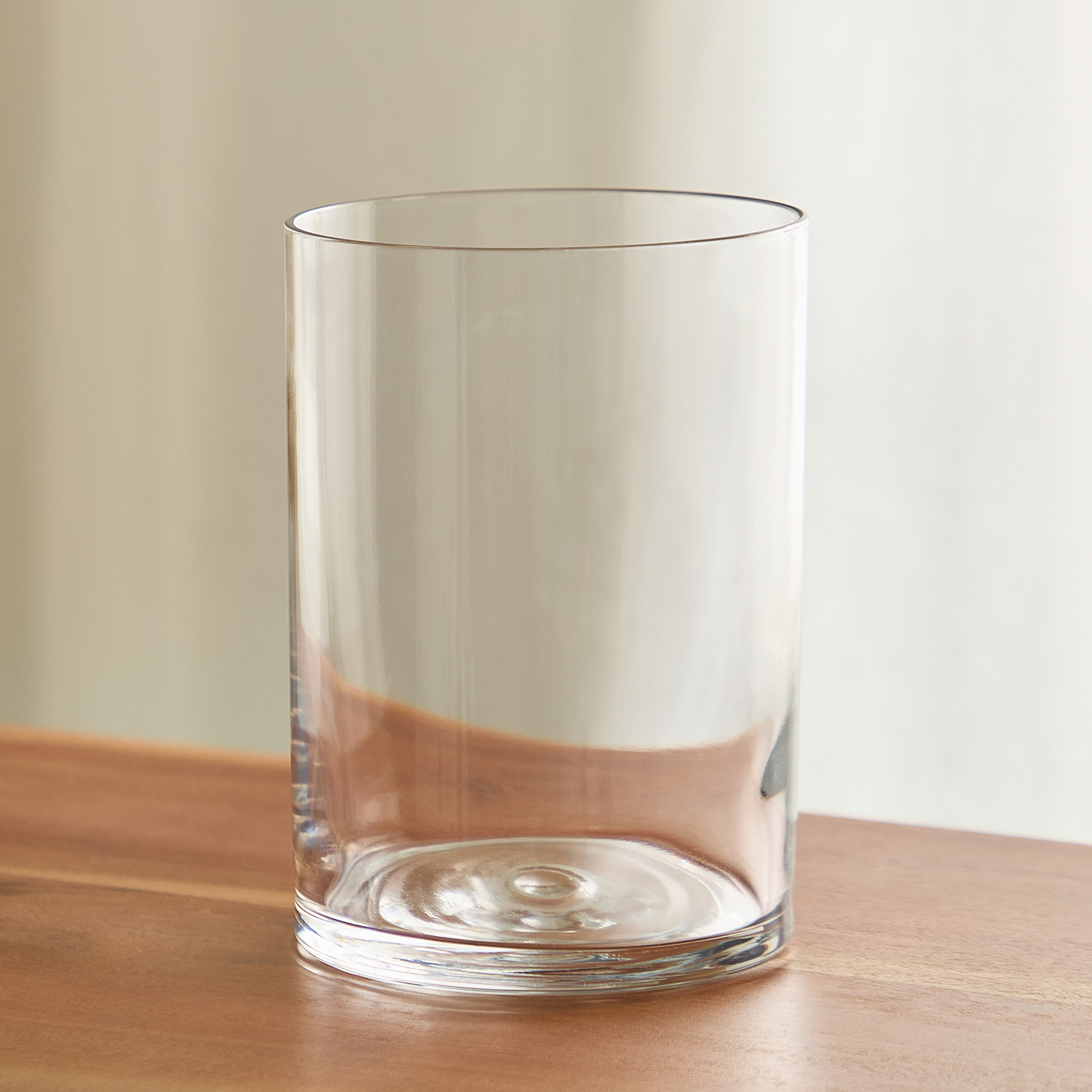 Atlanta cylindrical clear glass vase - 12.5x17.5 cm-hbxbedroom-decorandaccessories-vases-image-2