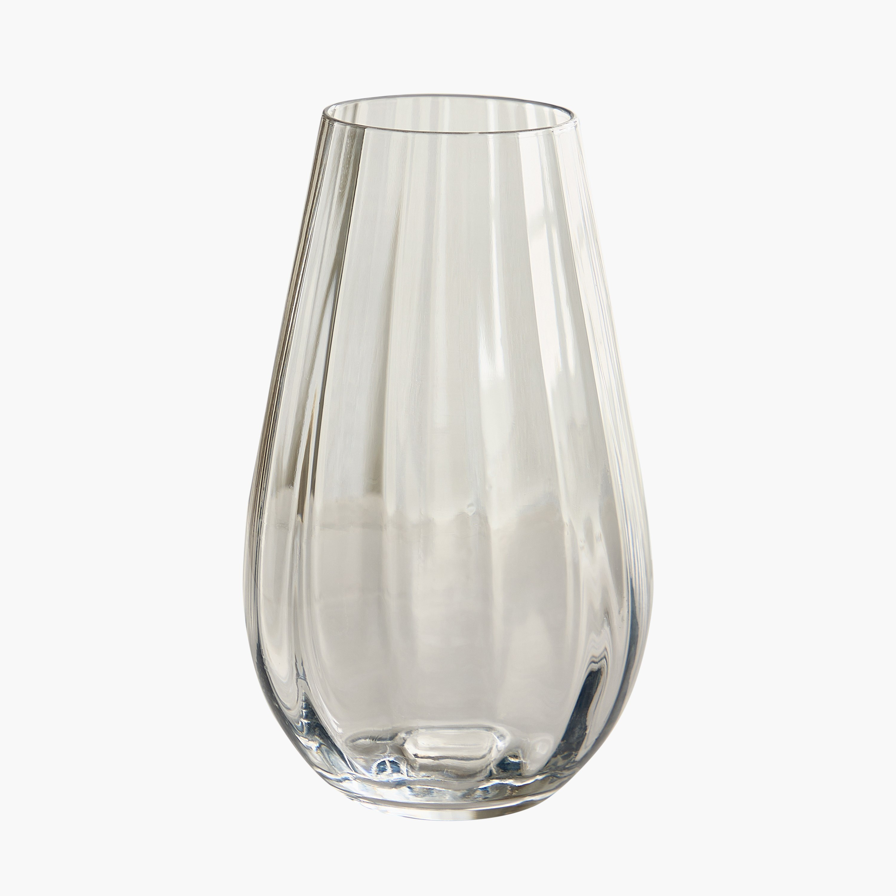 Optical Glass Vase - 15x25 cm-hbxbedroom-decorandaccessories-vases-image-5