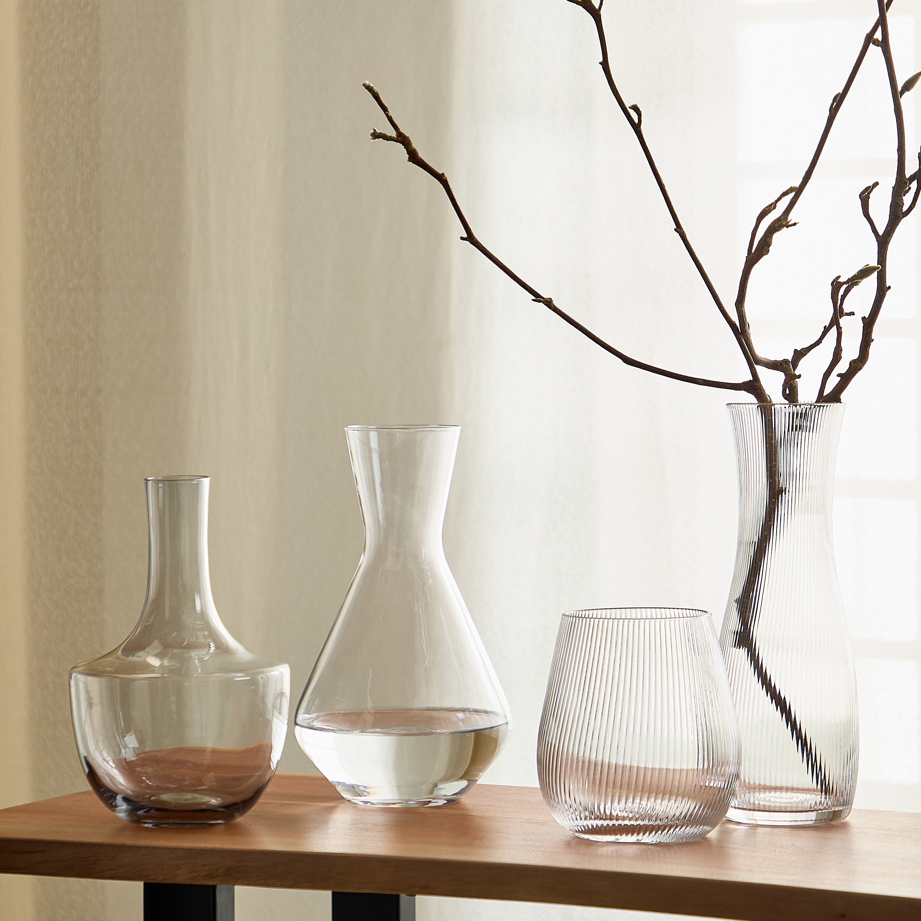 مزهرية زجاج شفافة مضلعة من أتلانتا - 14x15.5 سم-hbxbedroom-decorandaccessories-vases-image-4
