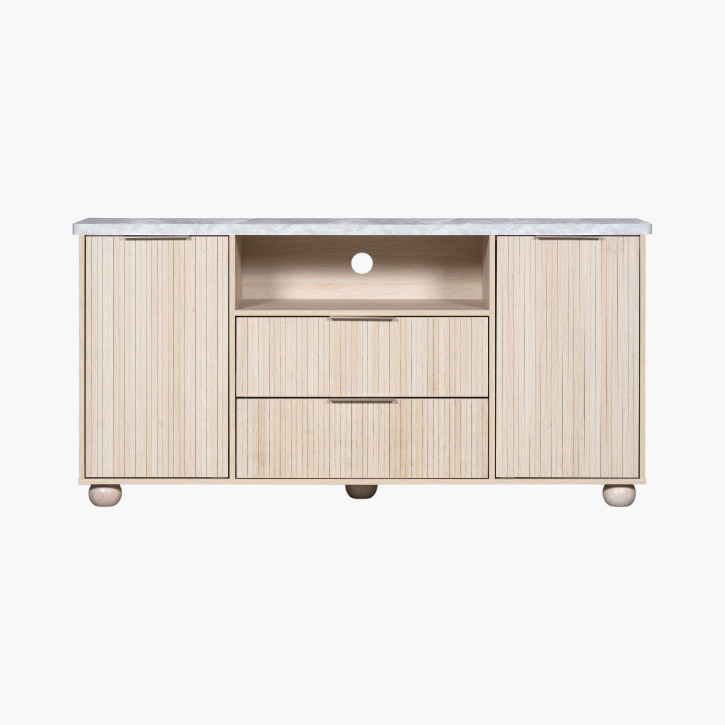 وحدة تلفزيون مرتفعة ببابين ودرجين للأجهزة حتى 65 بوصة من آيلاند-hbxfurniture-diningroom-buffetsandsideboards-image-2