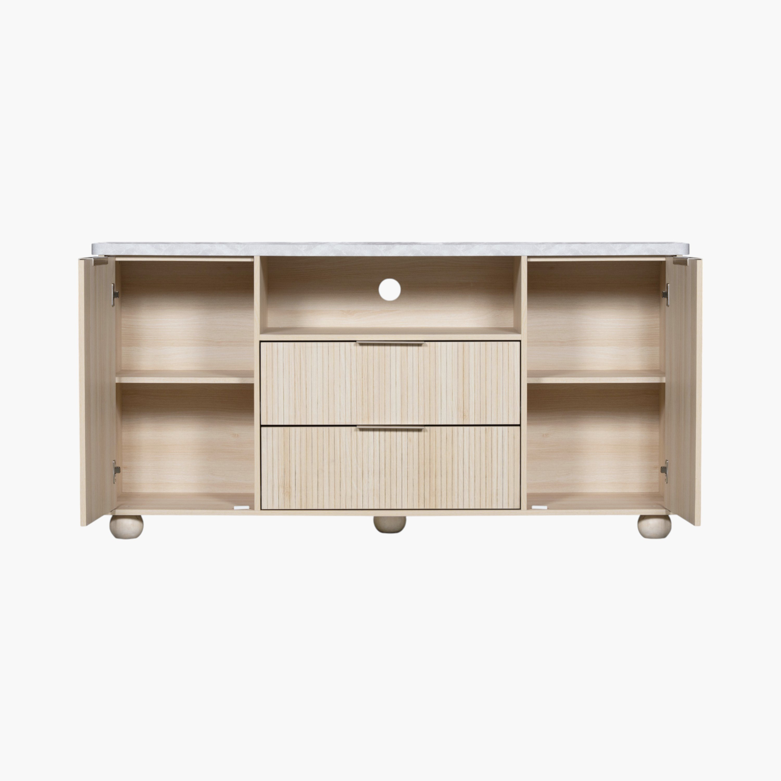 وحدة تلفزيون مرتفعة ببابين ودرجين للأجهزة حتى 65 بوصة من آيلاند-hbxfurniture-diningroom-buffetsandsideboards-image-8
