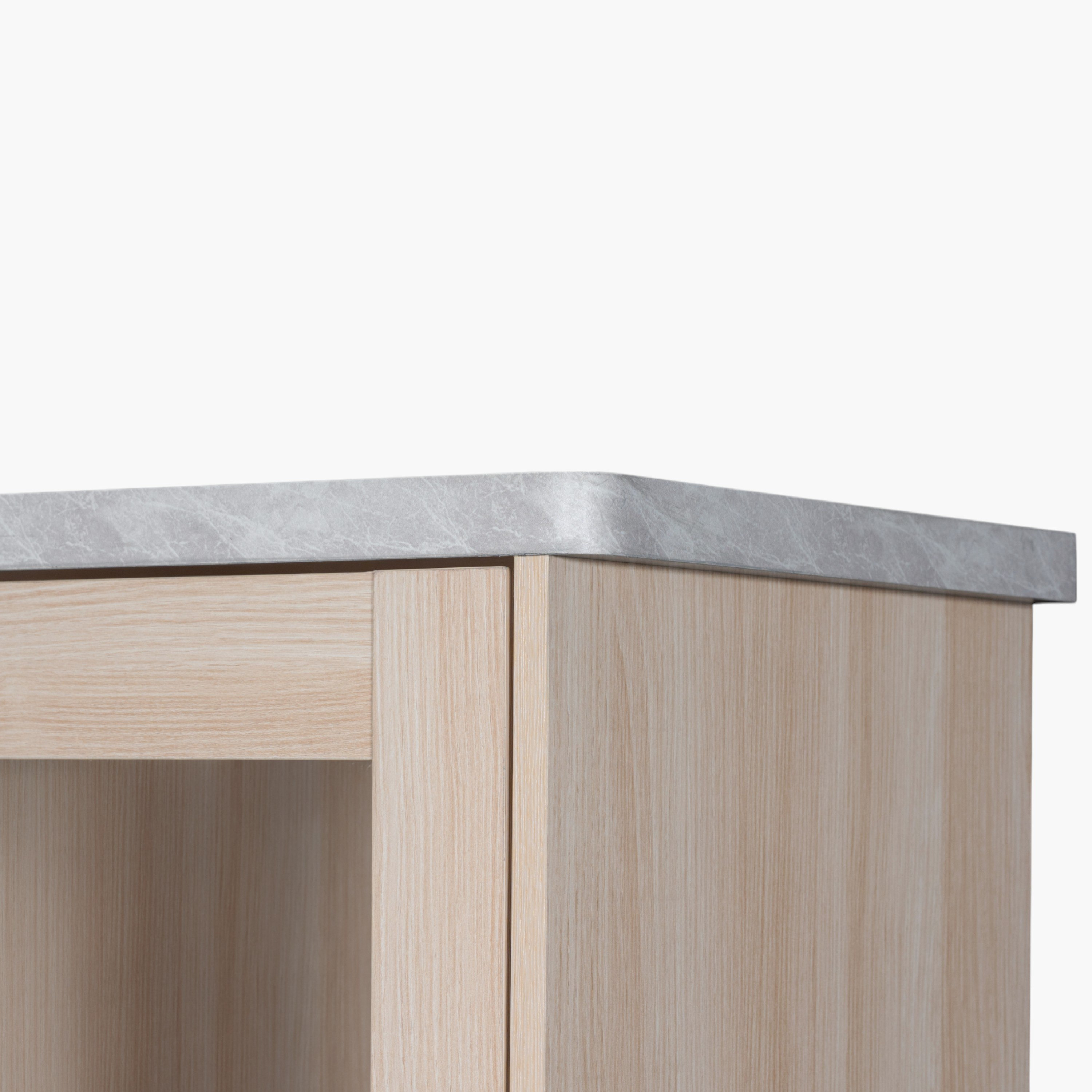 Island Display Cabinet Bookcase with 2 Drawers-hbxfurniture-office-bookcases-image-9