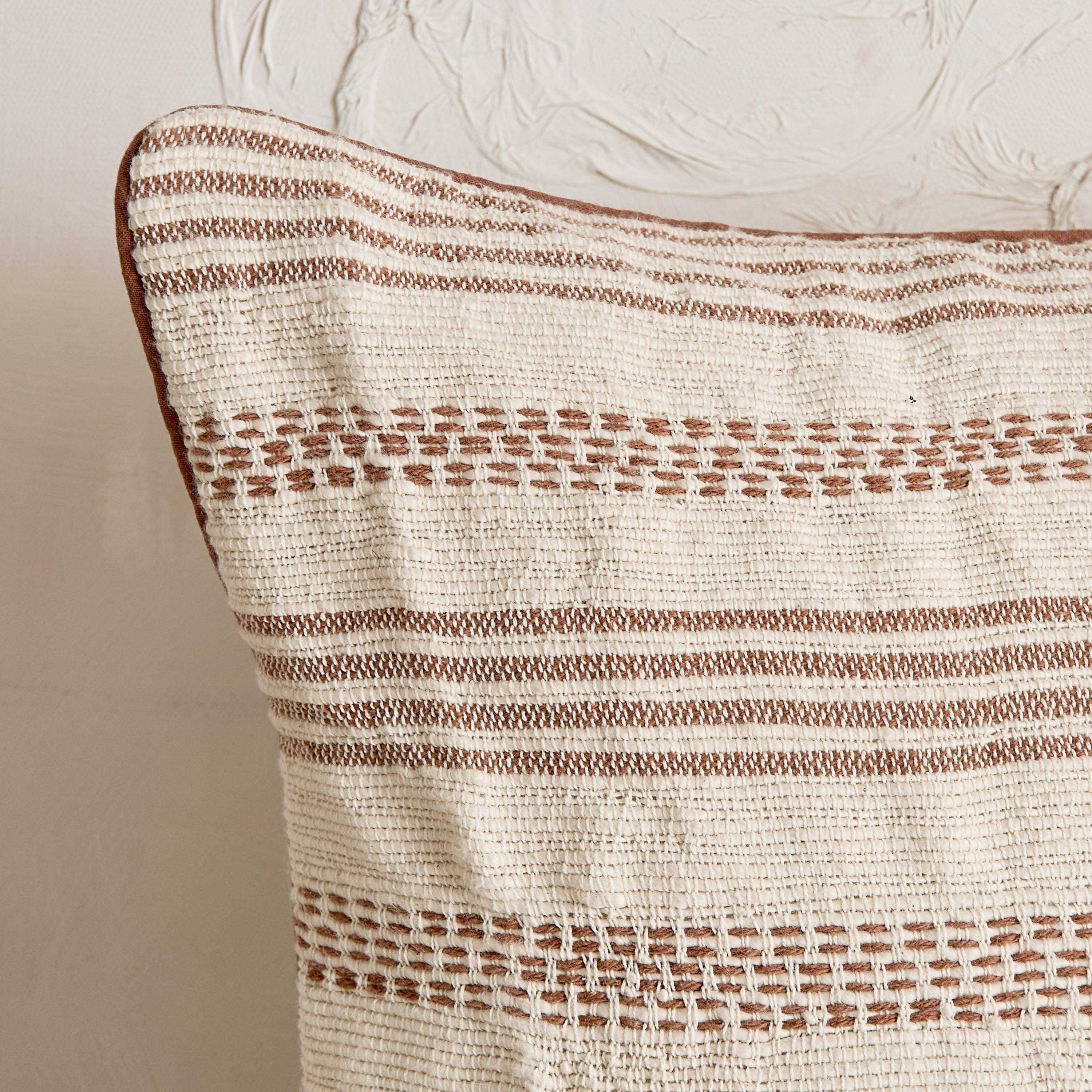 Arterra Handwoven Striped Filled Cushion - 50x50 cm-hbxhomeware-hbxkidsandyouth-image-2
