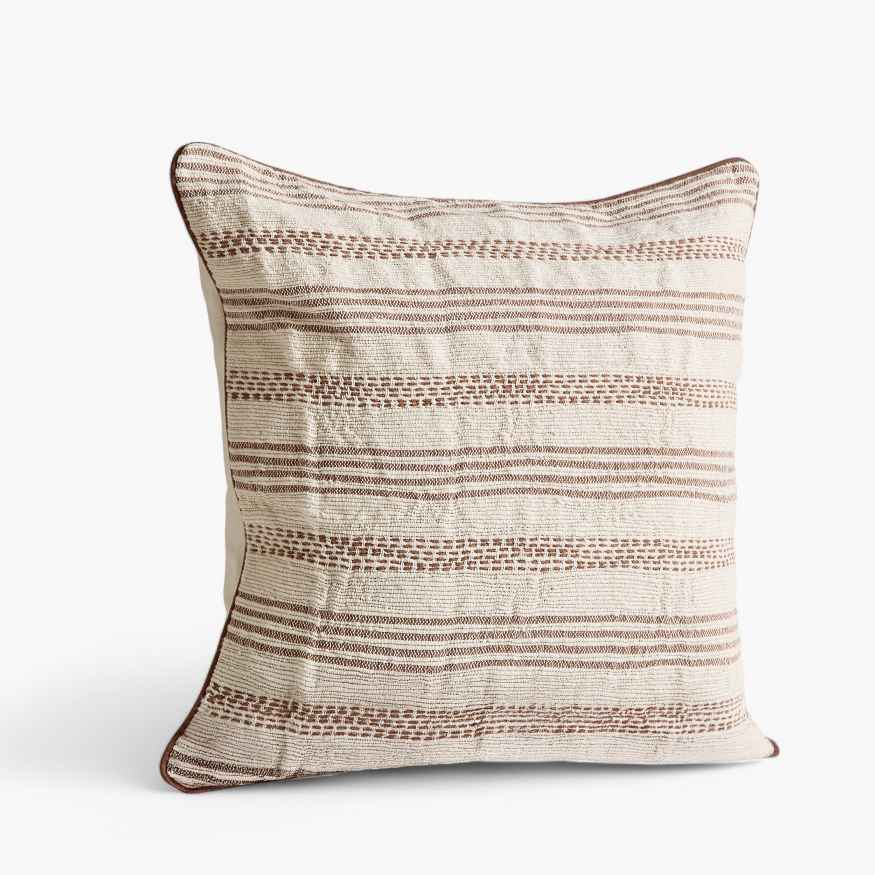 Arterra Handwoven Striped Filled Cushion - 50x50 cm-hbxhomeware-hbxkidsandyouth-image-5