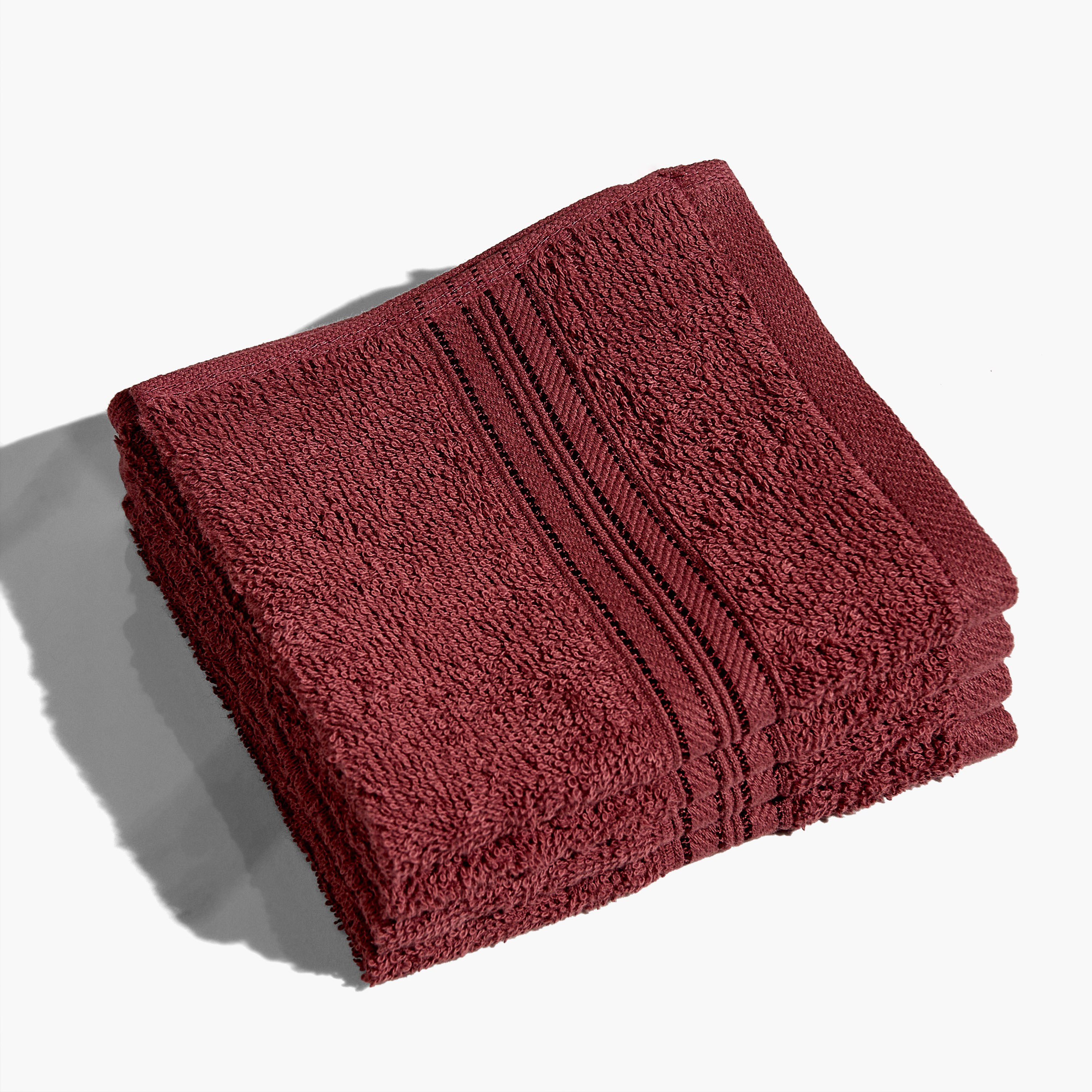 طقم مناشف وجه ممشطة 4 قطع من إسينشال - 30×30 سم-hbxbathroom-bathroomtextiles-image-7