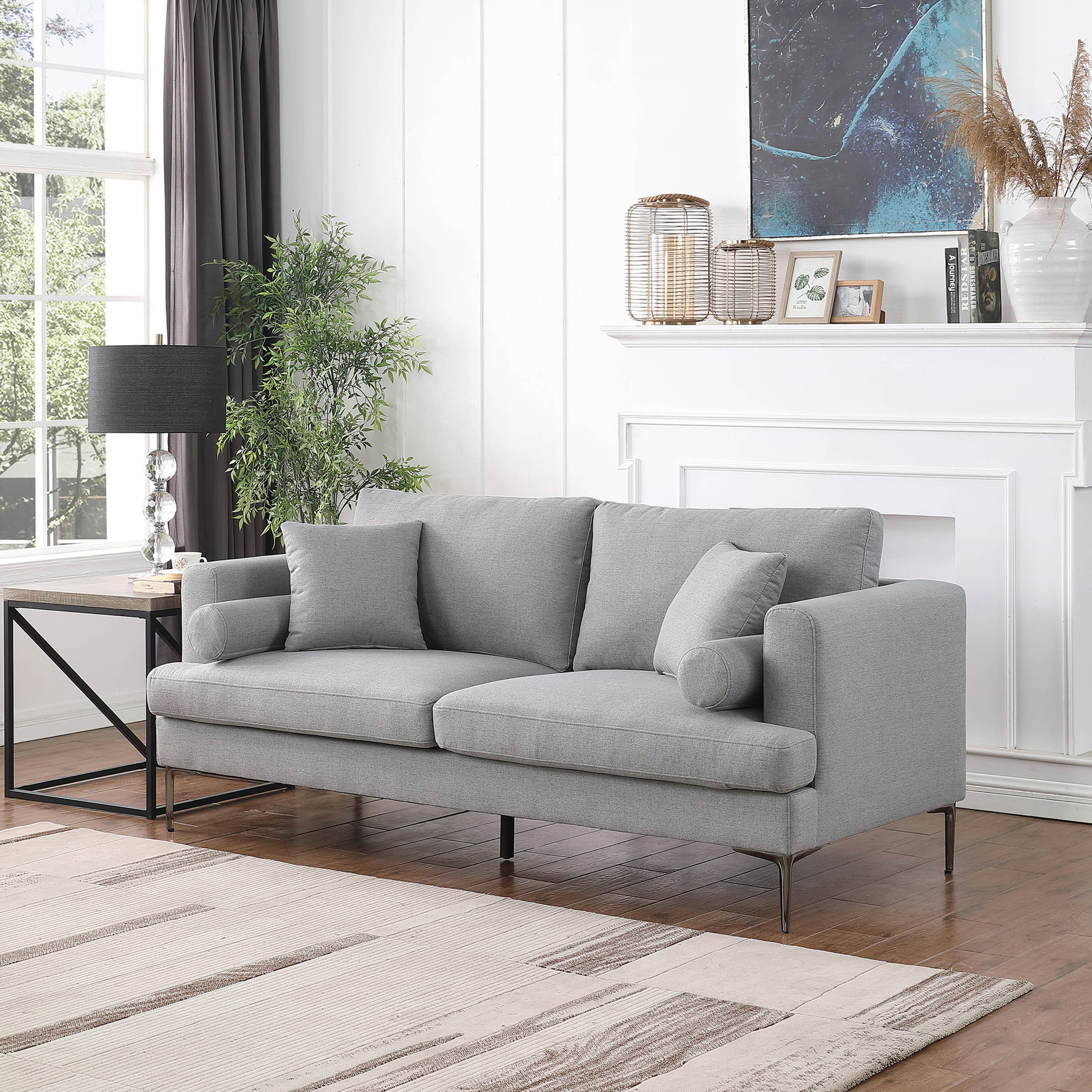 Amare 3-Seater Sofa with 2 Cushions and 2 Round Cushions-hbxlivingroom-sofasandarmchairs-sofas-image-2