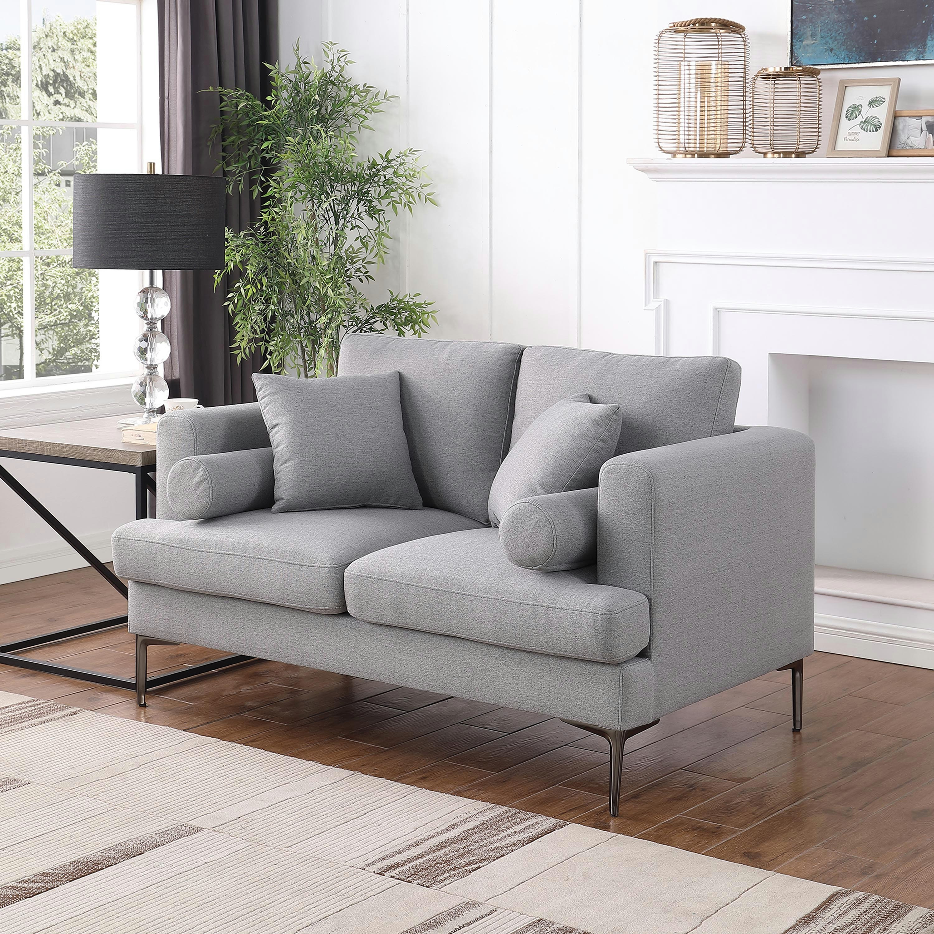 Amare 2-Seater Sofa with 2 Cushions and 2 Round Cushions-hbxlivingroom-sofasandarmchairs-sofas-image-3