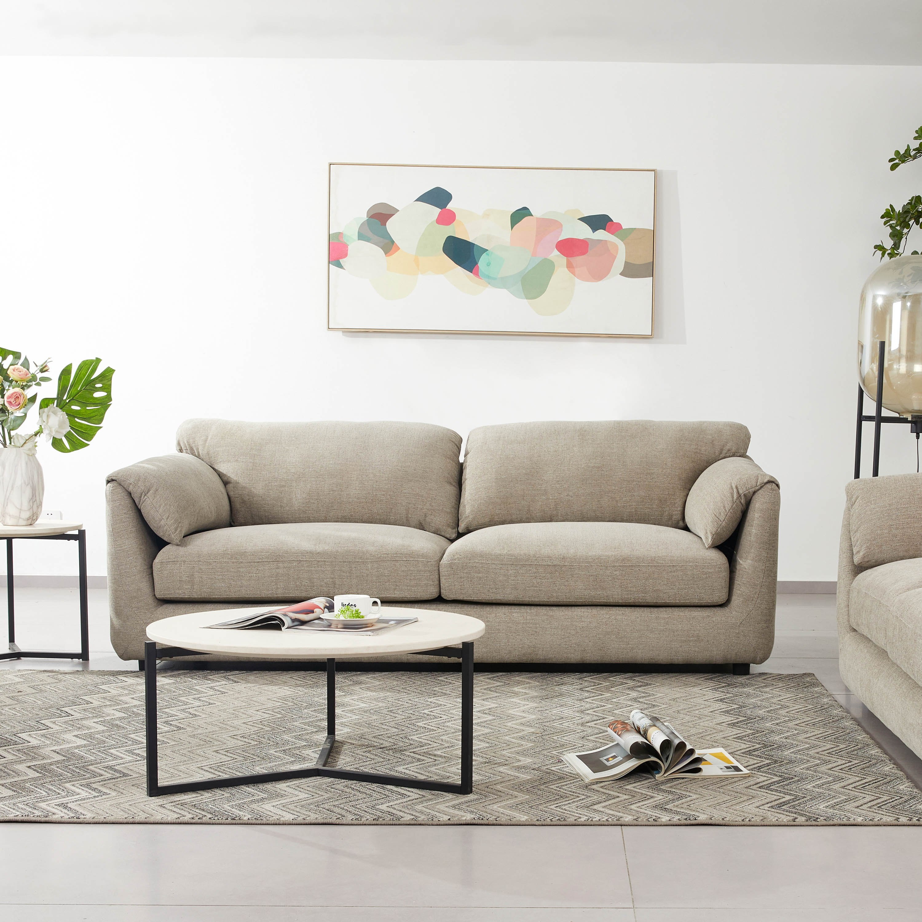 كنبة قماش بمقعدين من كاندي-hbxlivingroom-sofasandarmchairs-sofas-image-1