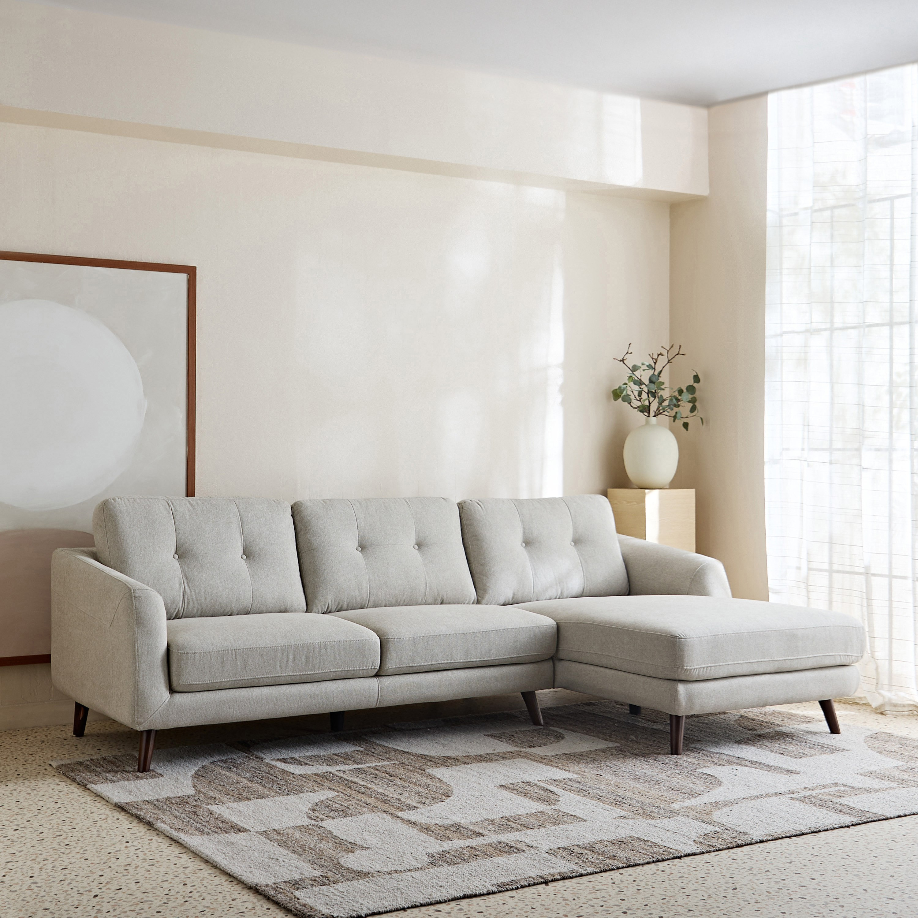 Dover 4-Seater Right Corner Fabric Sofa-hbxlivingroom-sofasandarmchairs-cornersofas-image-1