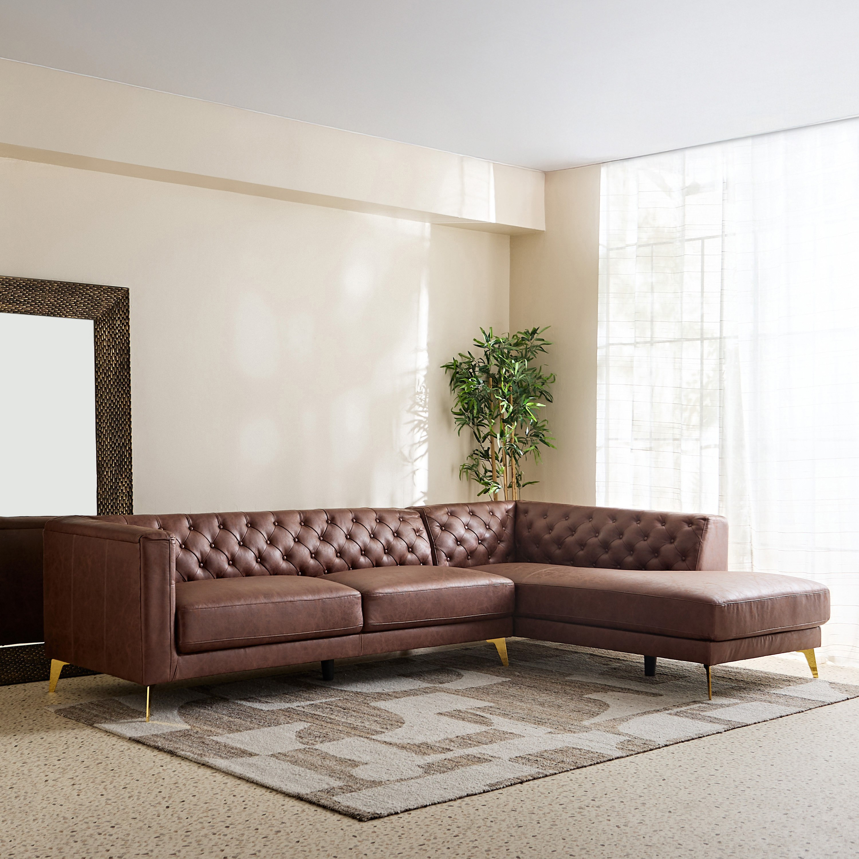 كنبة ركنية يمين 4 مقاعد قماش من هاكس-hbxlivingroom-sofasandarmchairs-cornersofas-image-1