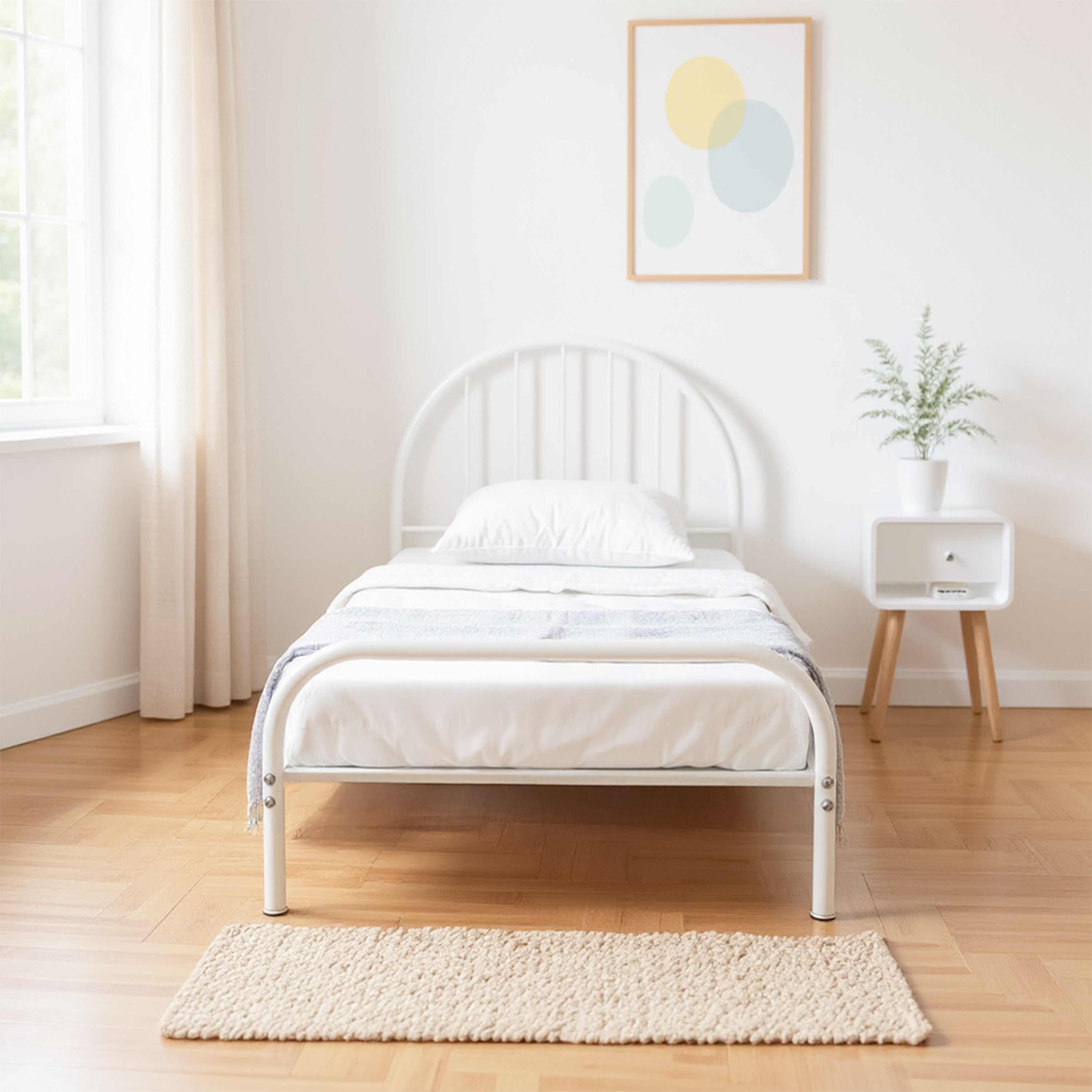 سرير فردي معدني نكست من موڤو كودا - 90x200 سم-hbxfurniture-bedsandbedsets-beds-single-image-2