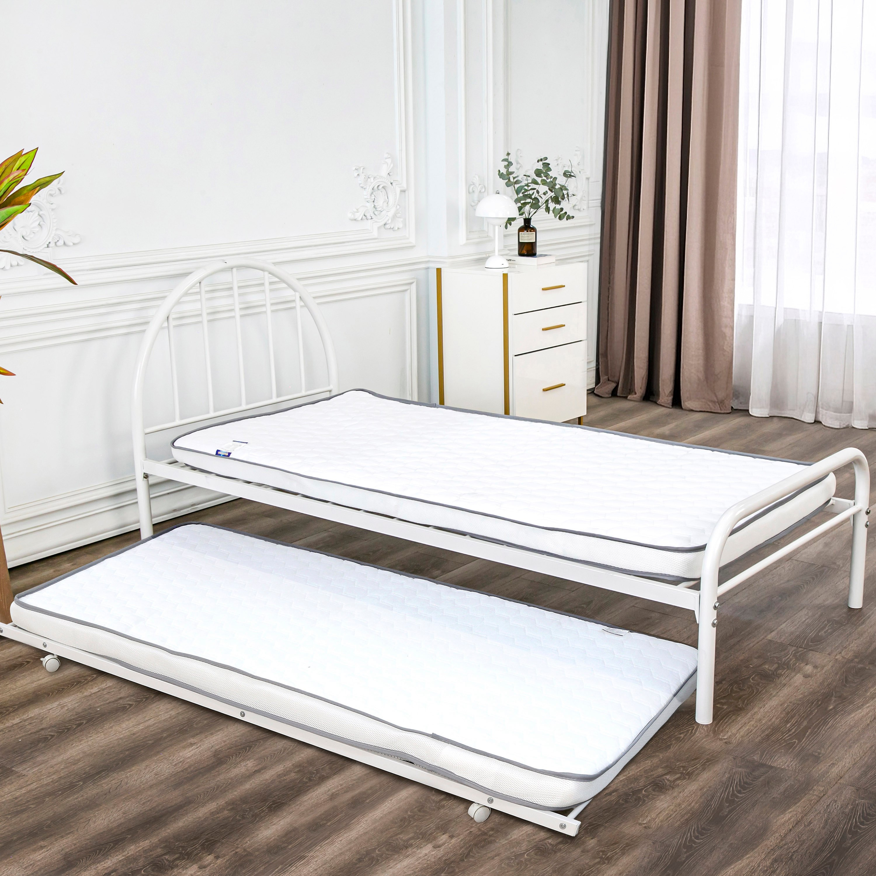 Buy Movo Coda Metal Single Bed - 90x200 cm Online in KSA