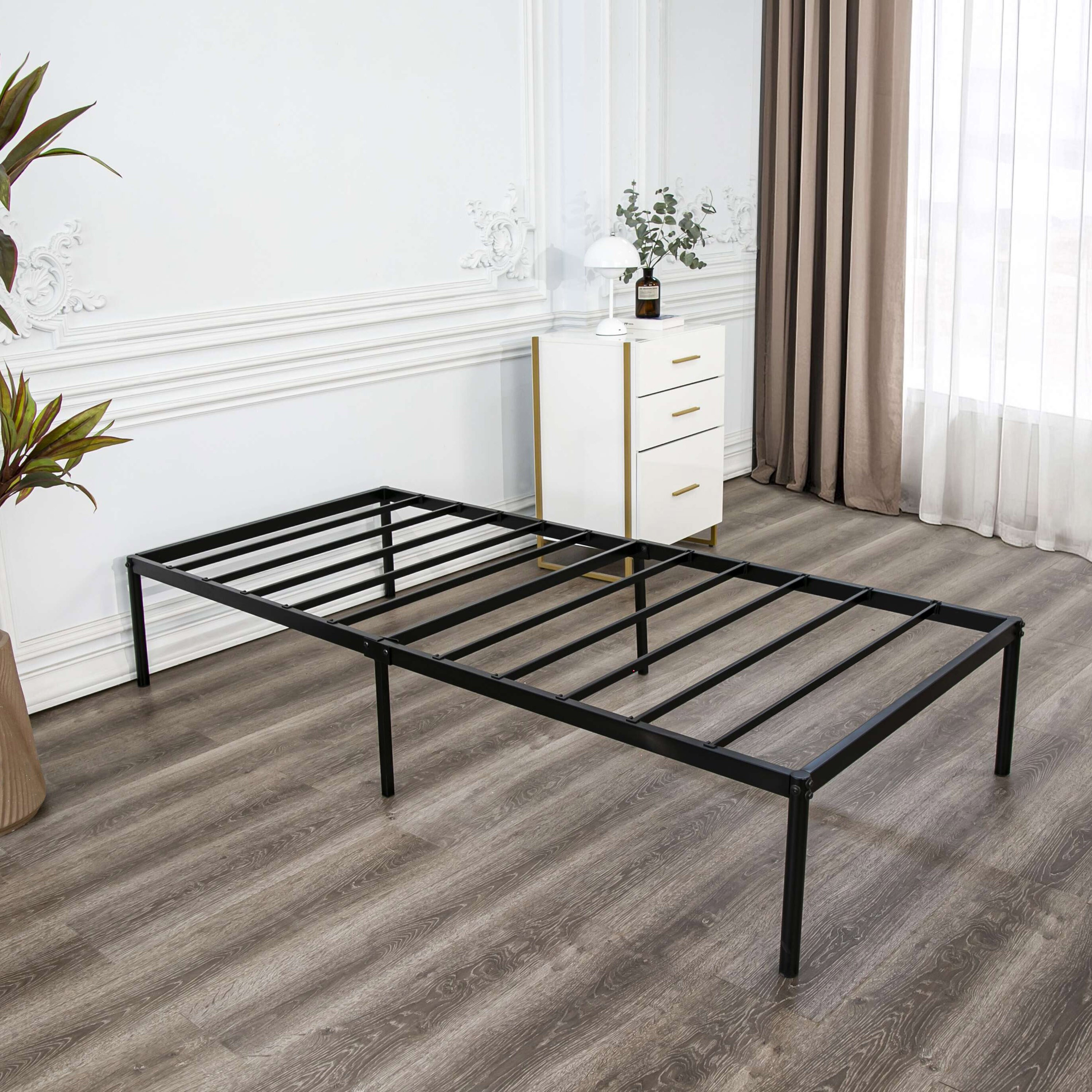 إطار سرير بلاتفورم فردي معدني من موڤو كودا - 90x200 سم-hbxfurniture-bedsandbedsets-beds-single-image-3