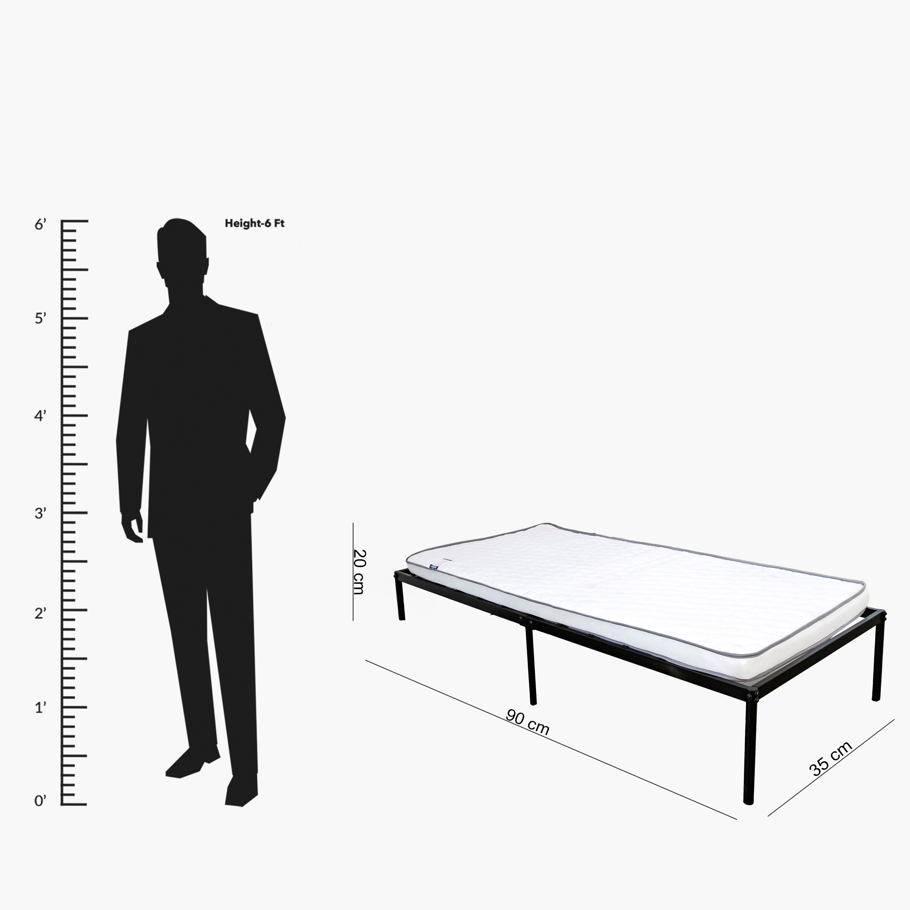 إطار سرير بلاتفورم فردي معدني من موڤو كودا - 90x200 سم-hbxfurniture-bedsandbedsets-beds-single-image-8