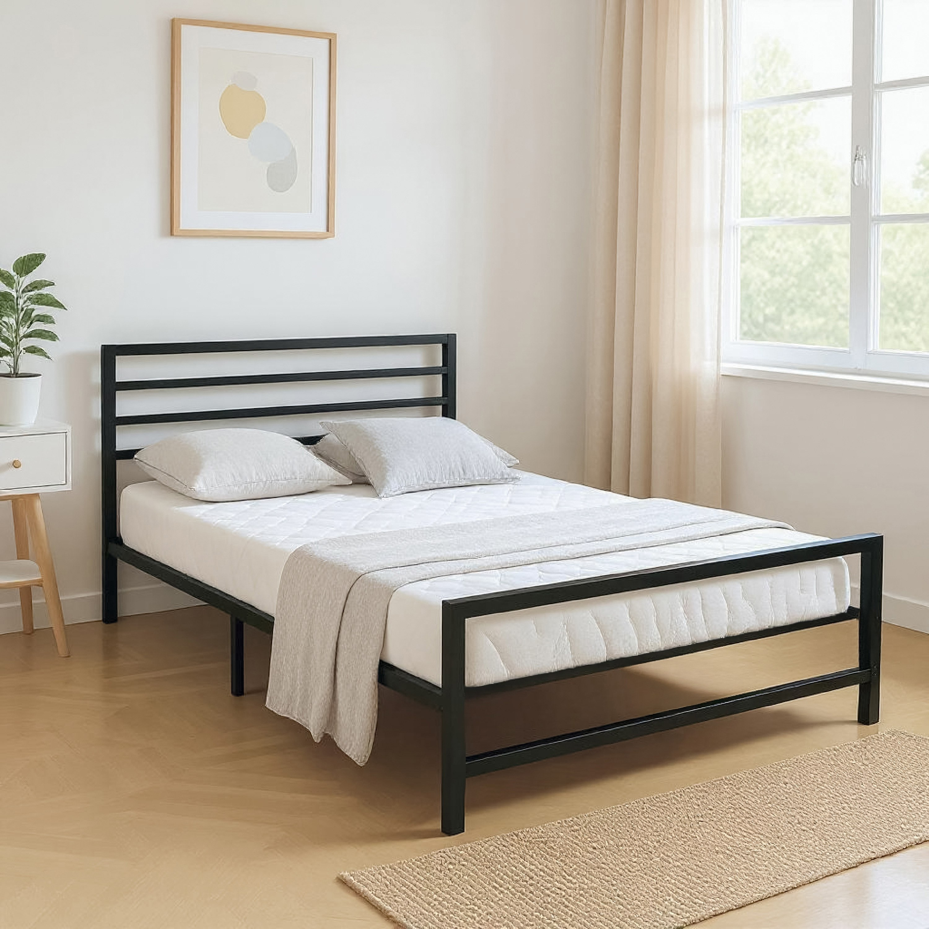 سرير توين معدني من موڤو شيلي - 120x200 سم-hbxbedroom-bedsandbedsets-beds-twin-image-1