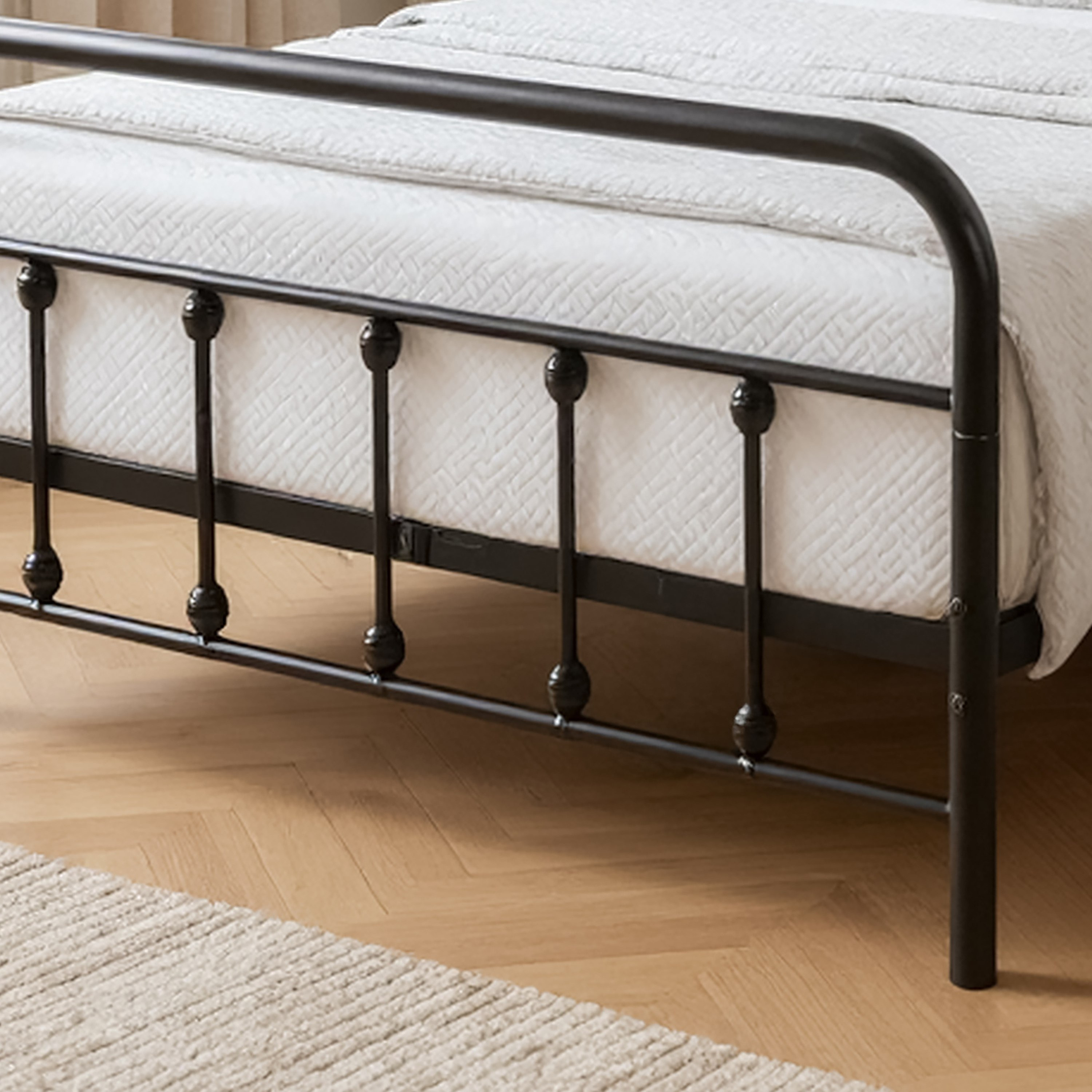 Movo Arcadia Metal Queen Bed - 140x200 cm-hbxbedroom-bedsandbedsets-beds-queen-image-3
