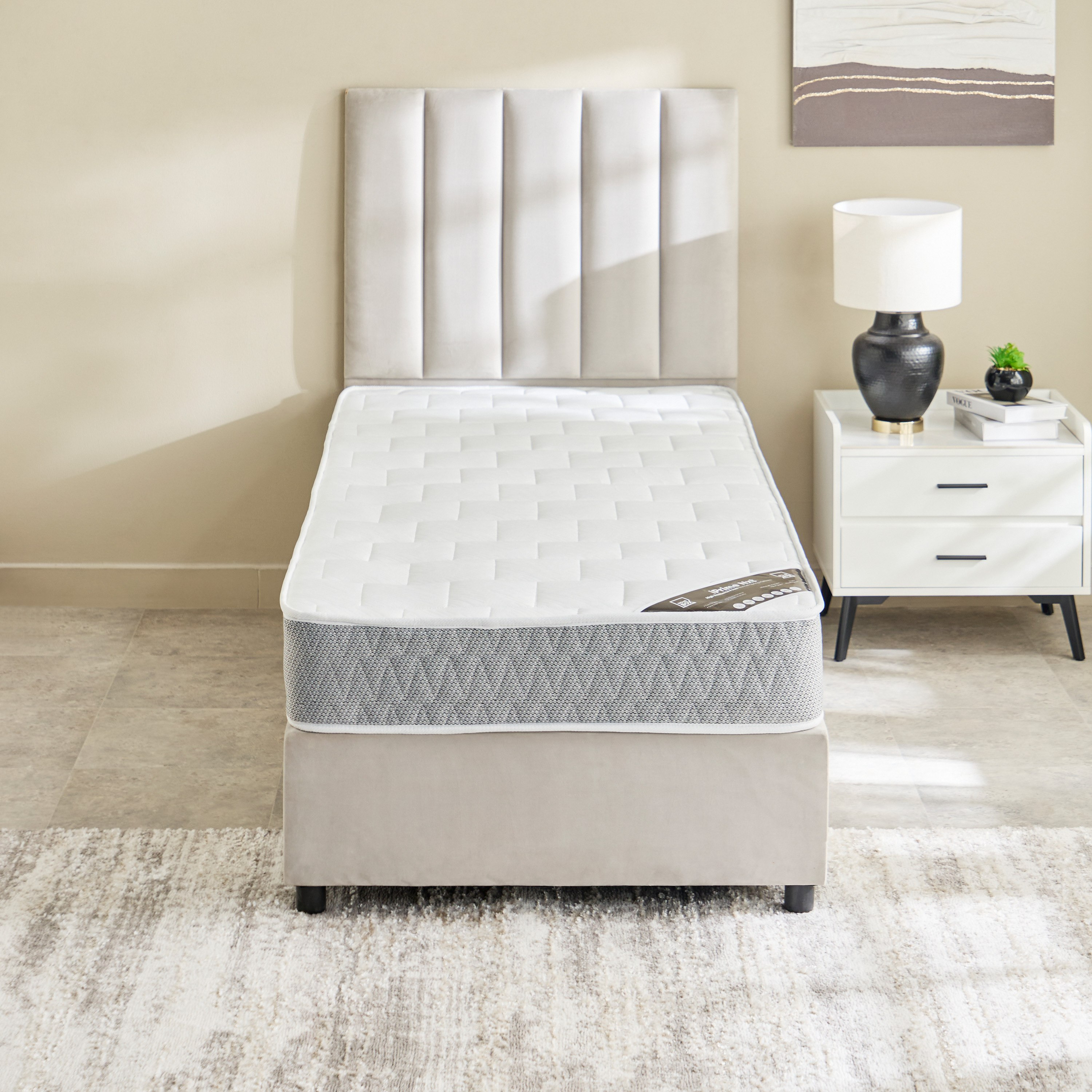 مرتبة فردية عالي المرونة بنوابض حلزونية من آي برايم نكست - 90x200x20 سم-hbxfurniture-bedroom-mattresses-single-image-4