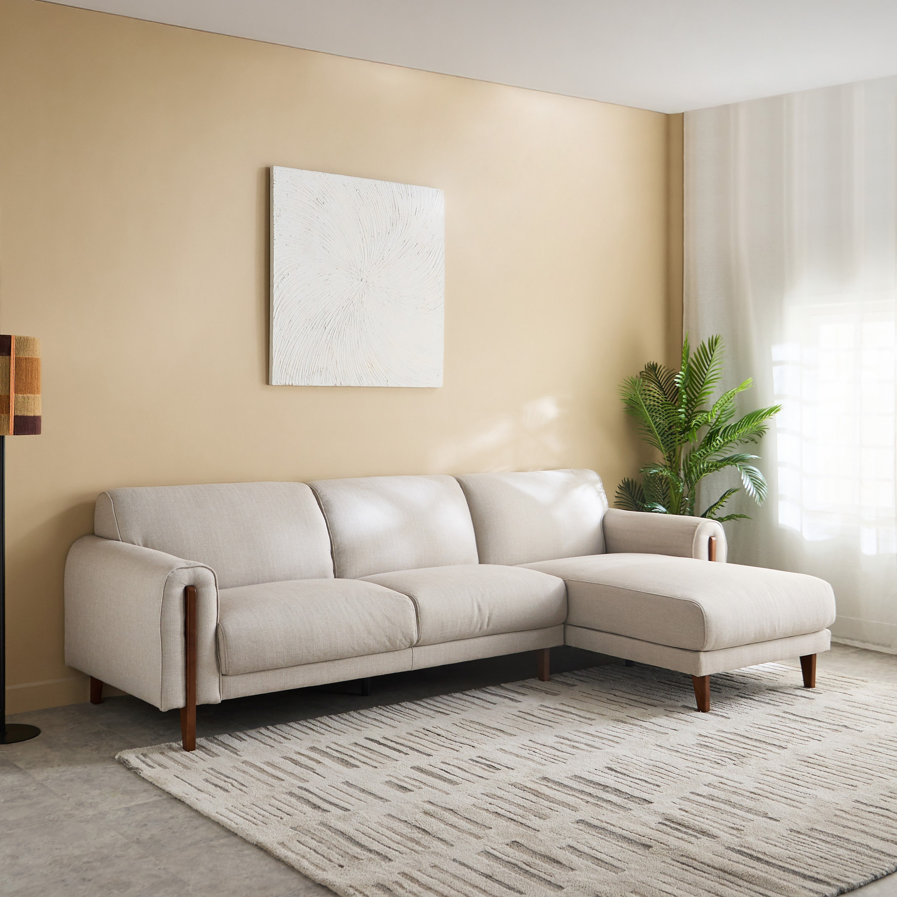 Paso 4-Seater Right Corner Fabric Sofa-hbxlivingroom-sofasandarmchairs-cornersofas-image-1