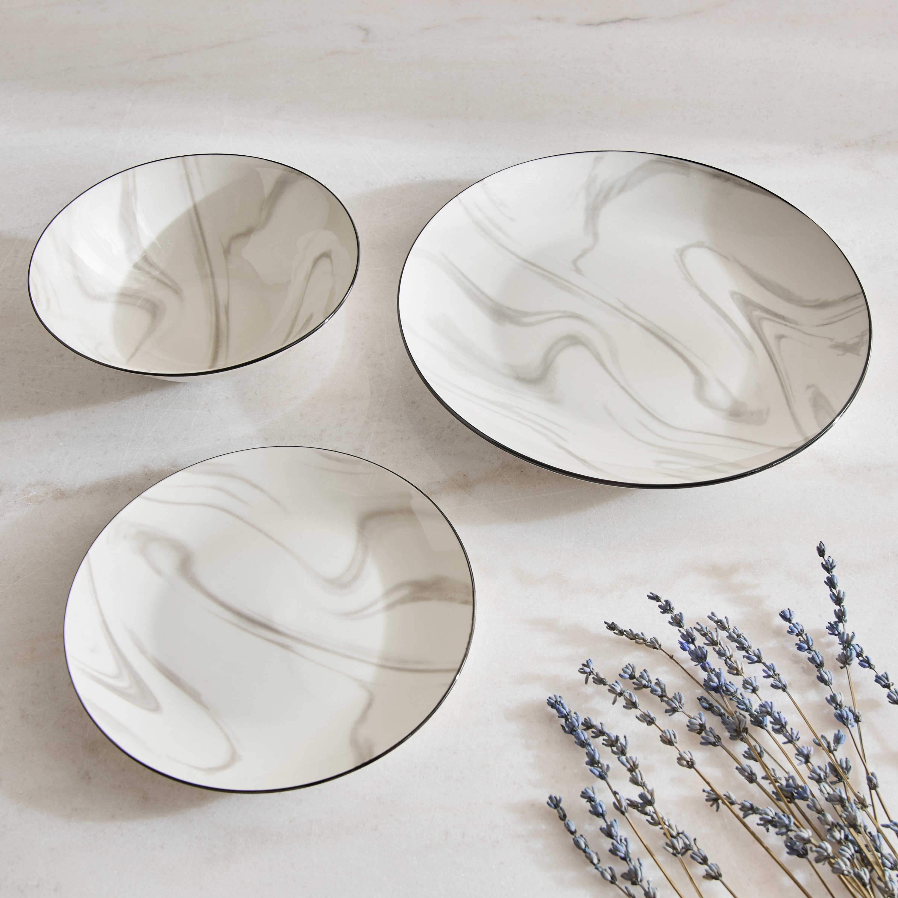 Atlanta 18-Piece Porcelain Marble Dinner Set - Serves 6-hbxhomeware-hbxkitchen-image-2