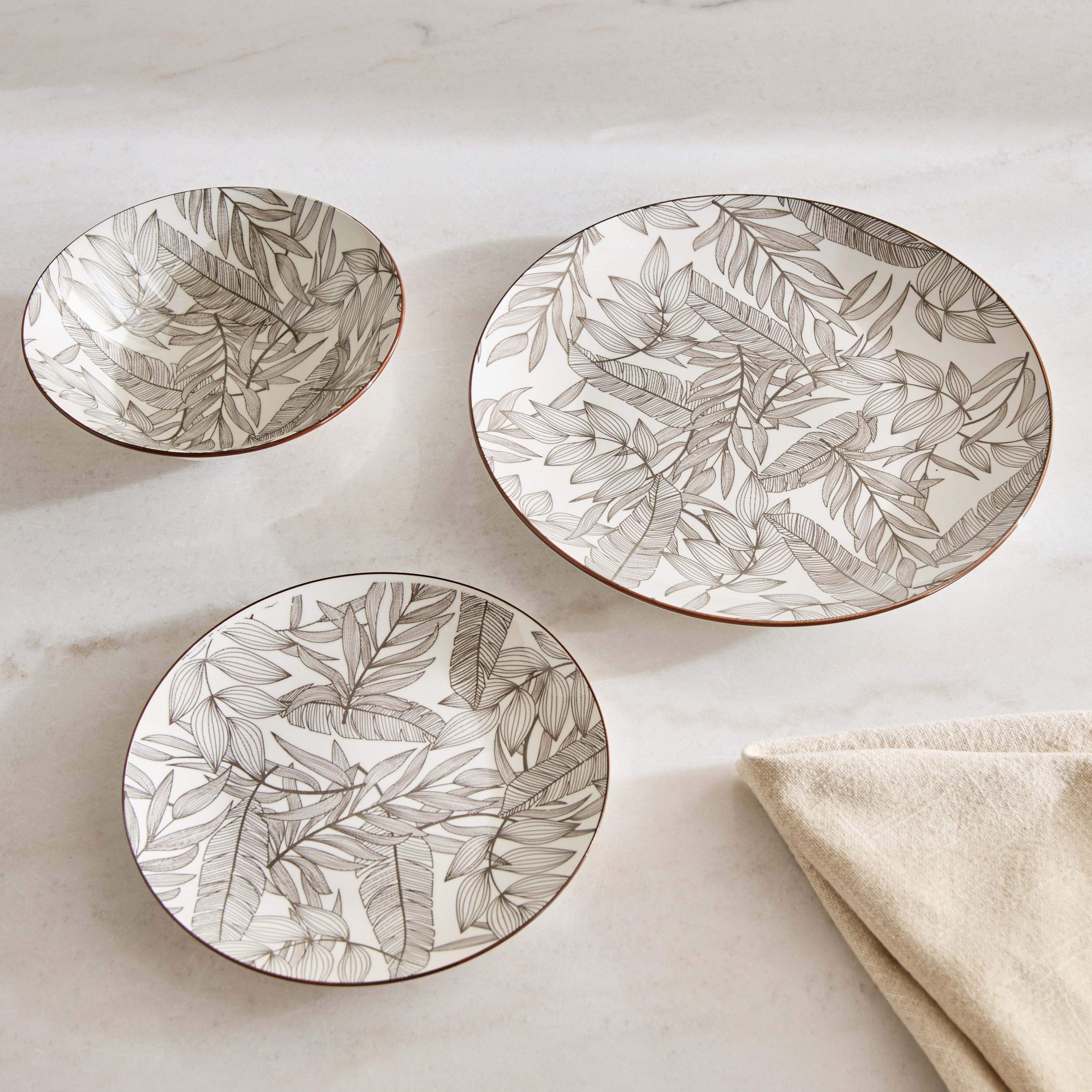 Atlanta 18-Piece Porcelain Leaf Dinner Set - Serves 6-hbxhomeware-hbxkitchen-image-2