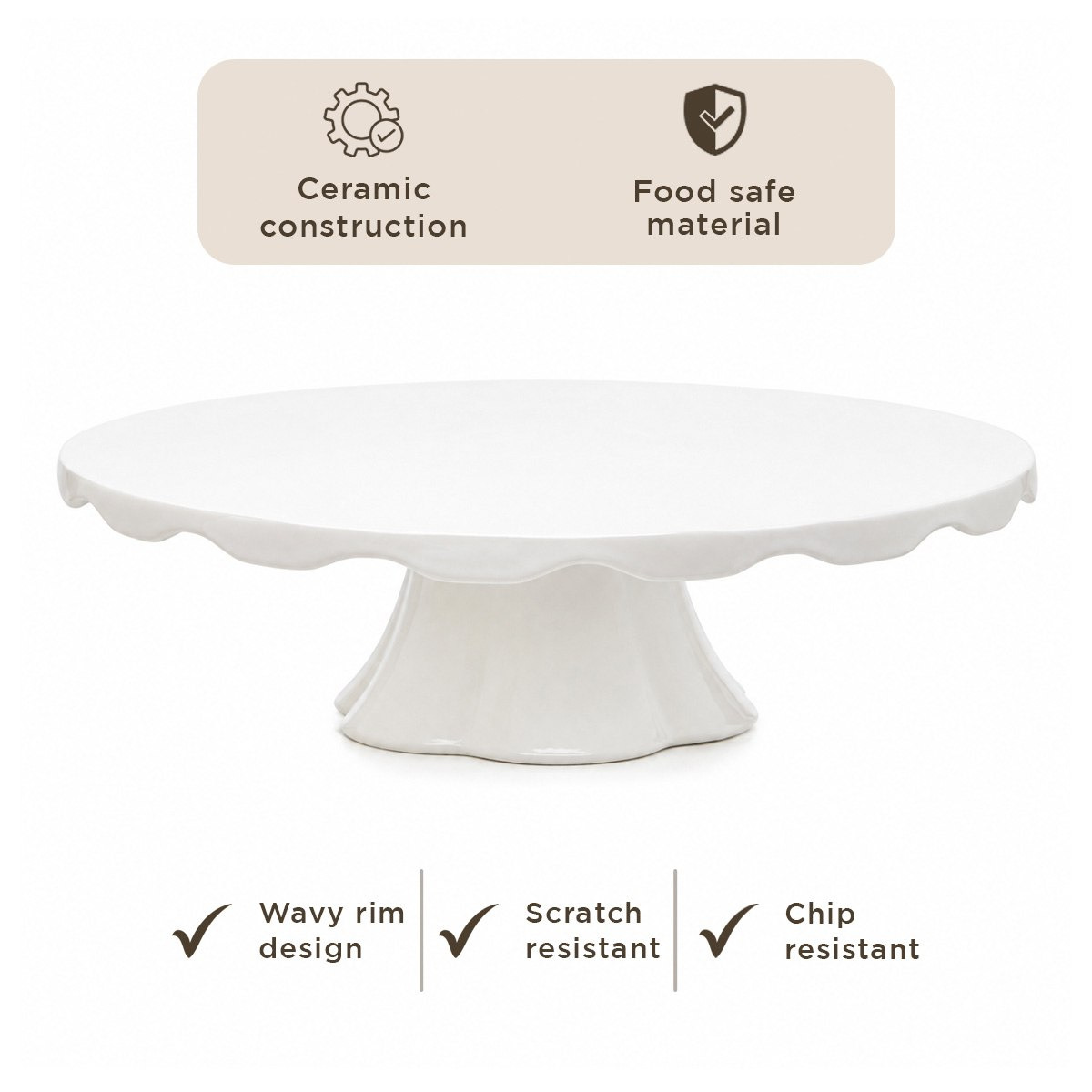 صحن كيك من سوبريم - 31.5x31.5x7.7 سم-hbxdecorandfurnishings-tabletop-serveware-image-6