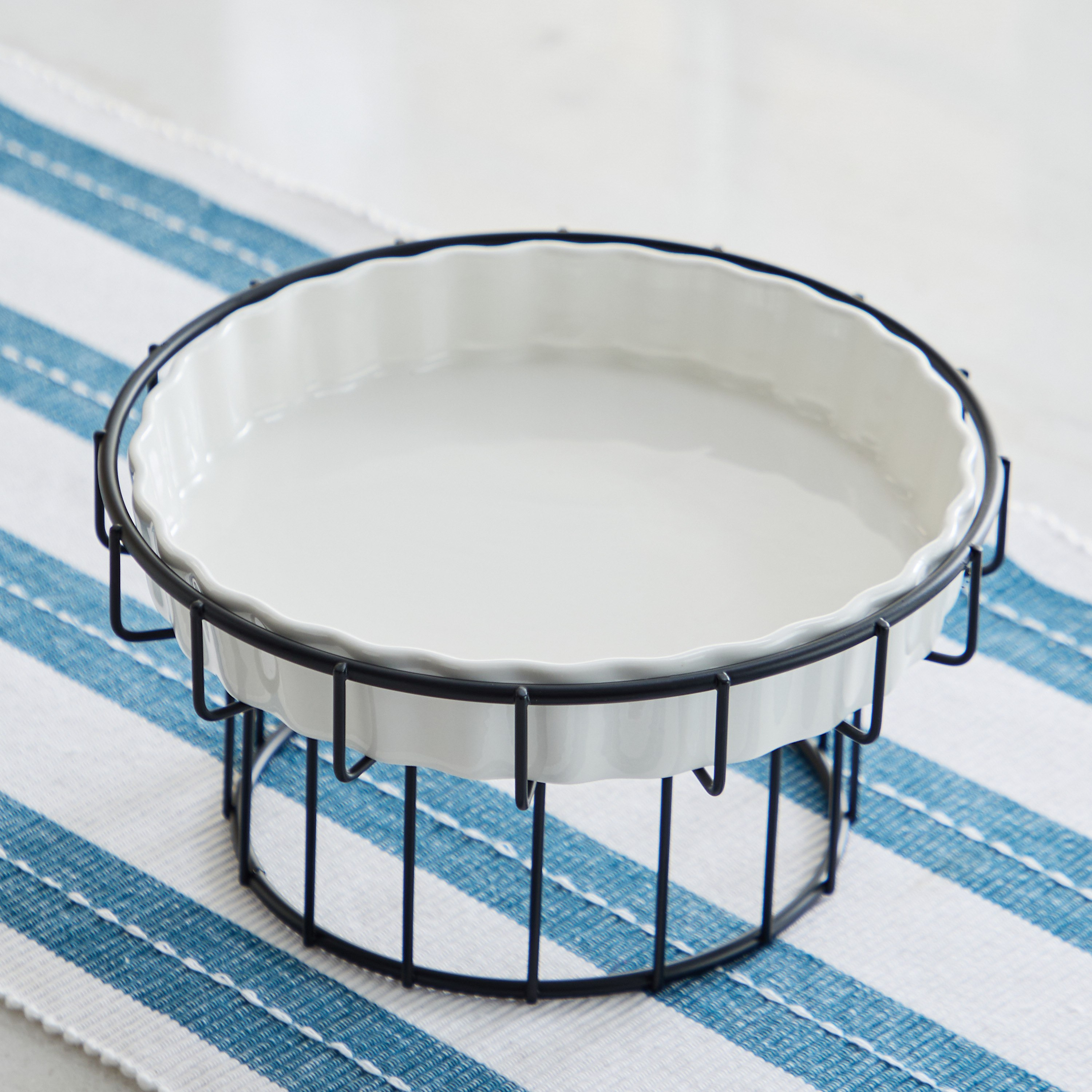 صحن تقديم مع حامل من سوبريم - 20 سم-hbxdecorandfurnishings-tabletop-serveware-image-2