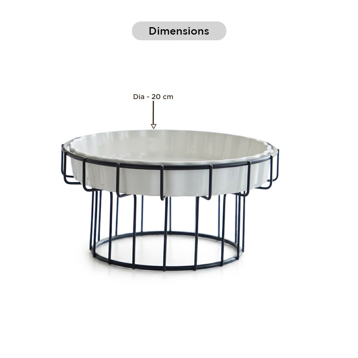 Supreme Serving Dish with Stand - 20 cm-hbxdecorandfurnishings-tabletop-serveware-image-9