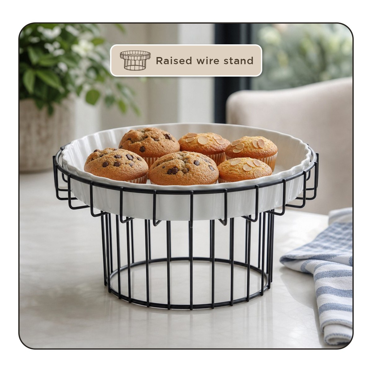 صحن تقديم مع حامل من سوبريم - 26 سم-hbxdecorandfurnishings-tabletop-serveware-image-8