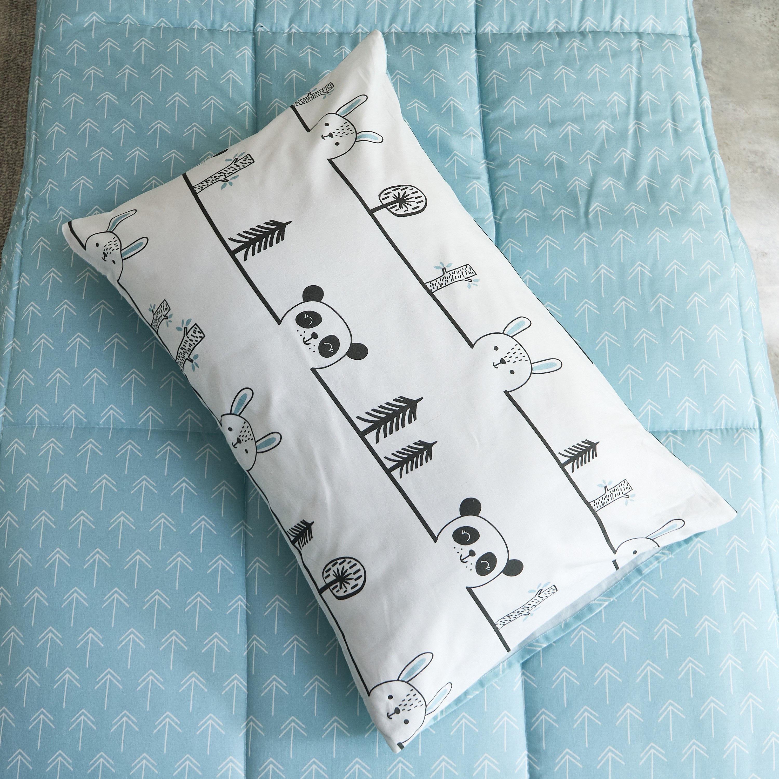 طقم لحاف قطن فردي قطعتين أنيمال بوب من جوي سلامبر - 135x220 سم-hbxhomeware-hbxkidsandyouth-image-7