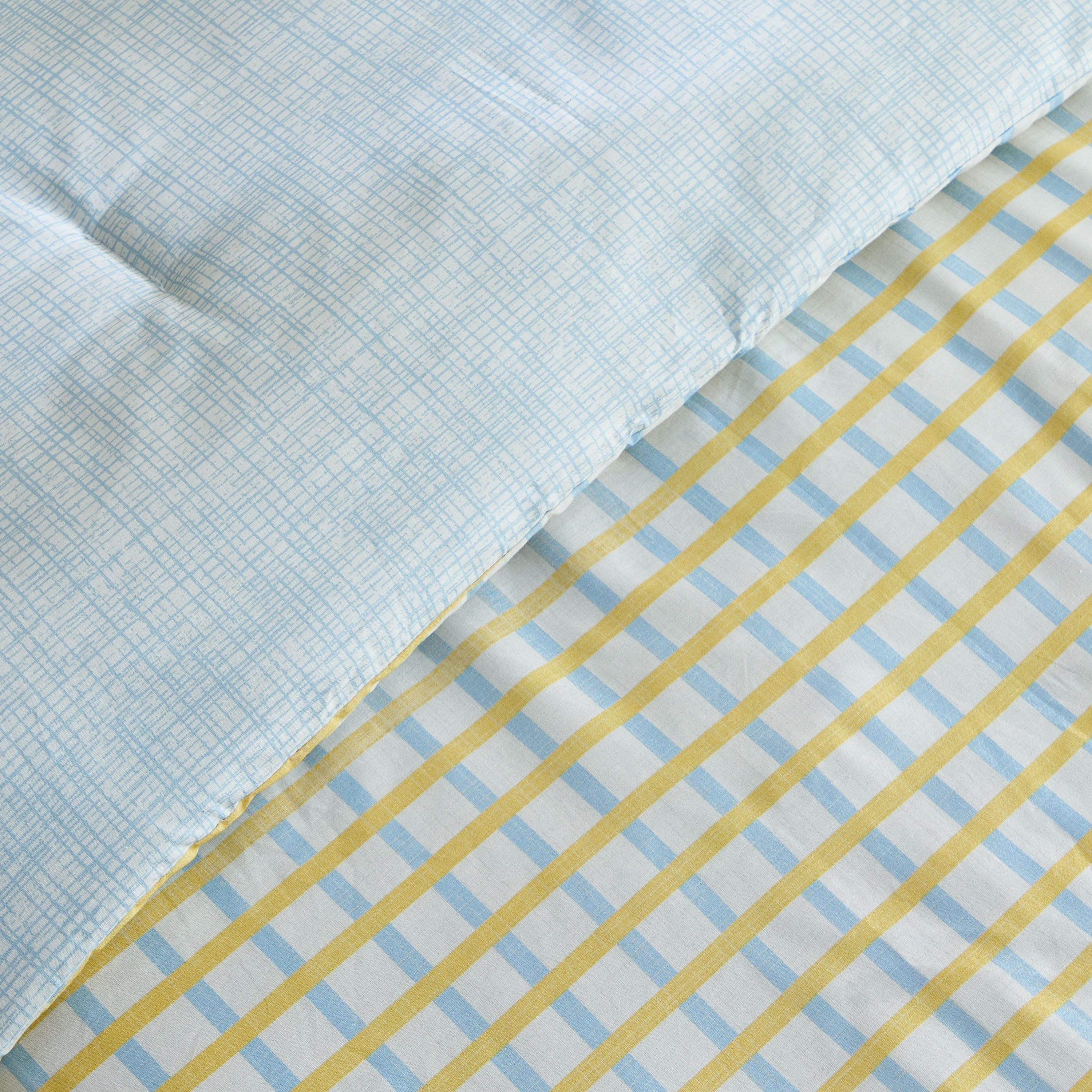 Tom Slumber 2-Piece Criss Cross Single Cotton Comforter Set - 135x220 cm-hbxhomeware-hbxkidsandyouth-image-5