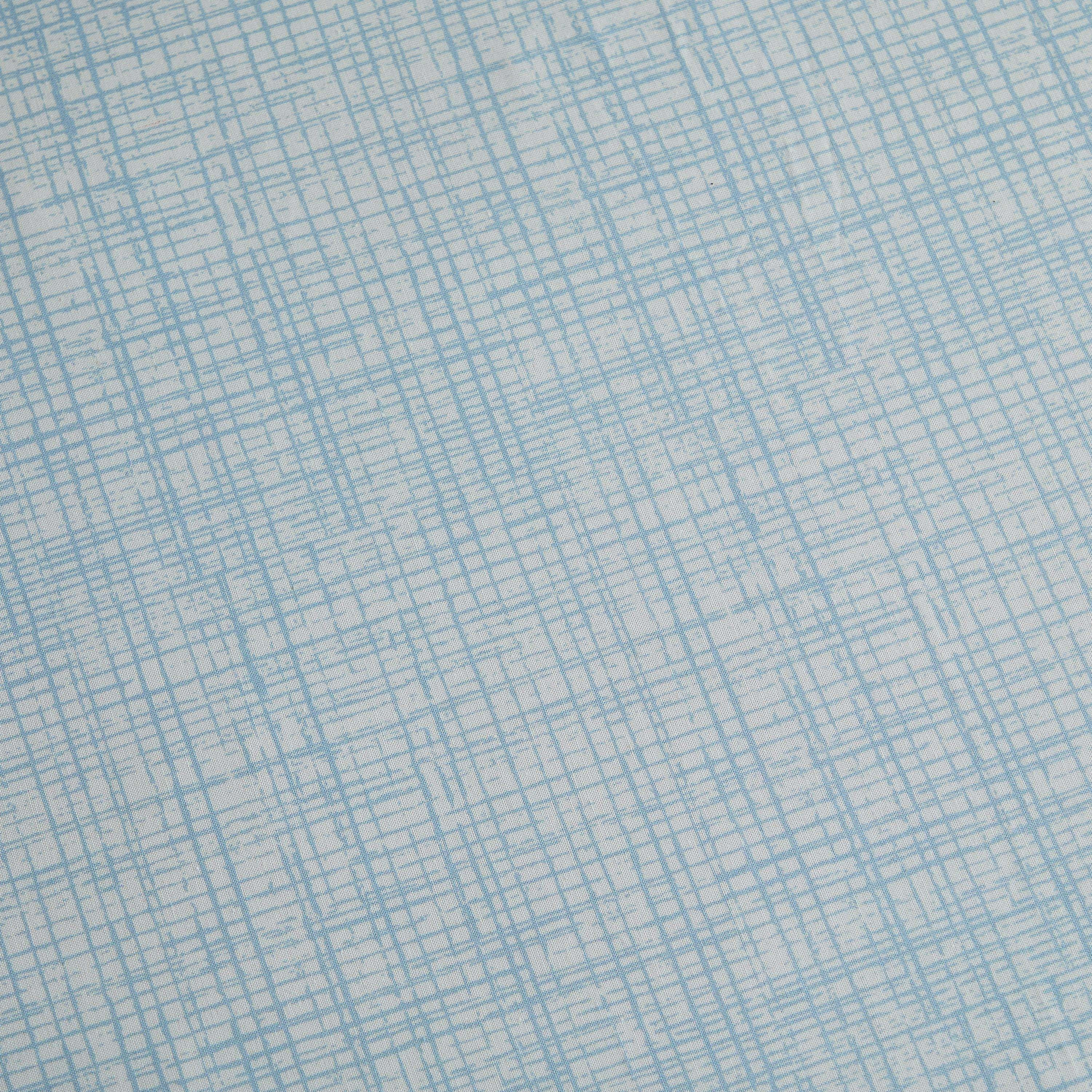 Tom Slumber Criss Cross Single Cotton Fitted Sheet - 90x200+25 cm-hbxhomeware-hbxkidsandyouth-image-5
