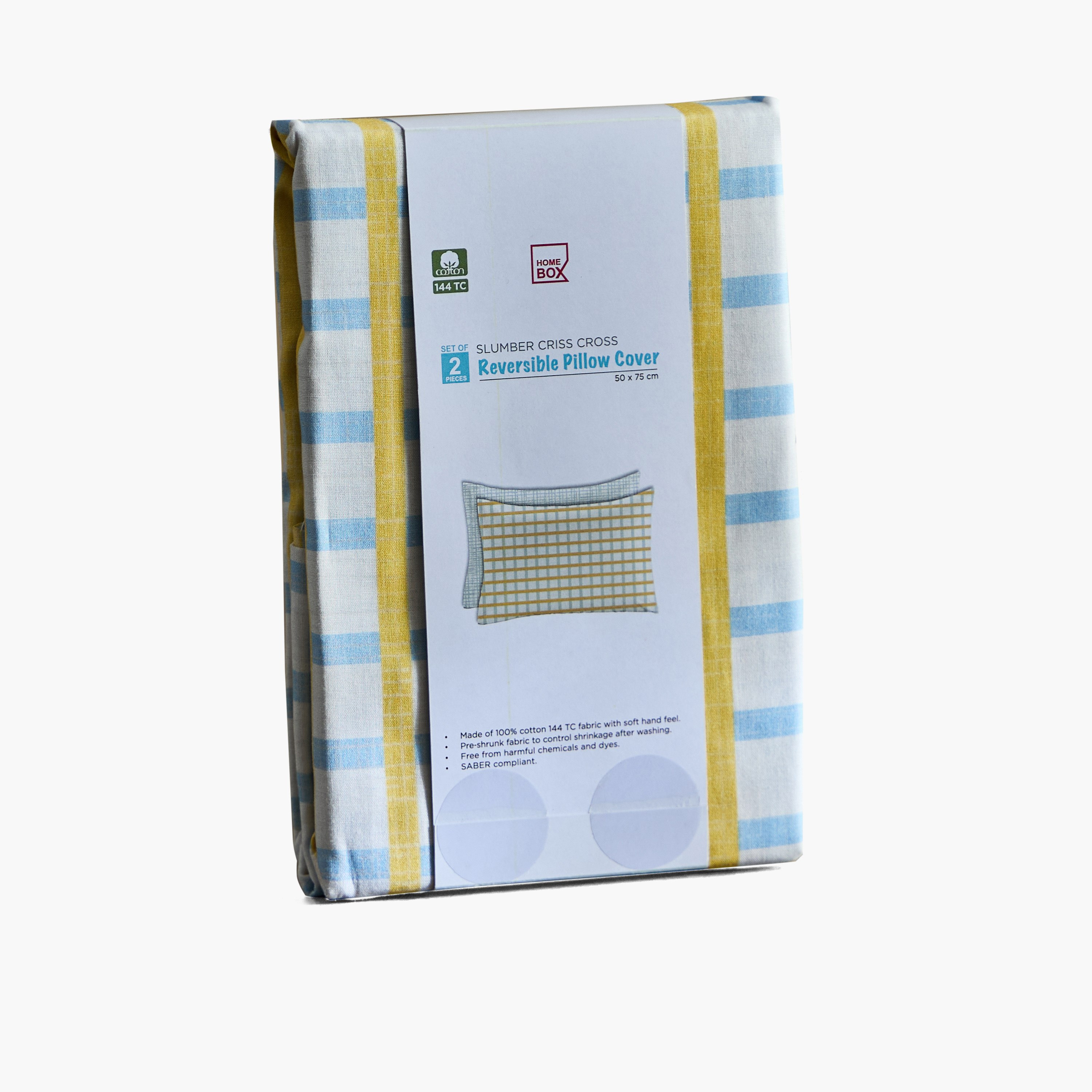 Tom Slumber 2-Piece Criss Cross Pillow Cover Set - 50x75 cm-hbxhomeware-hbxkidsandyouth-image-7