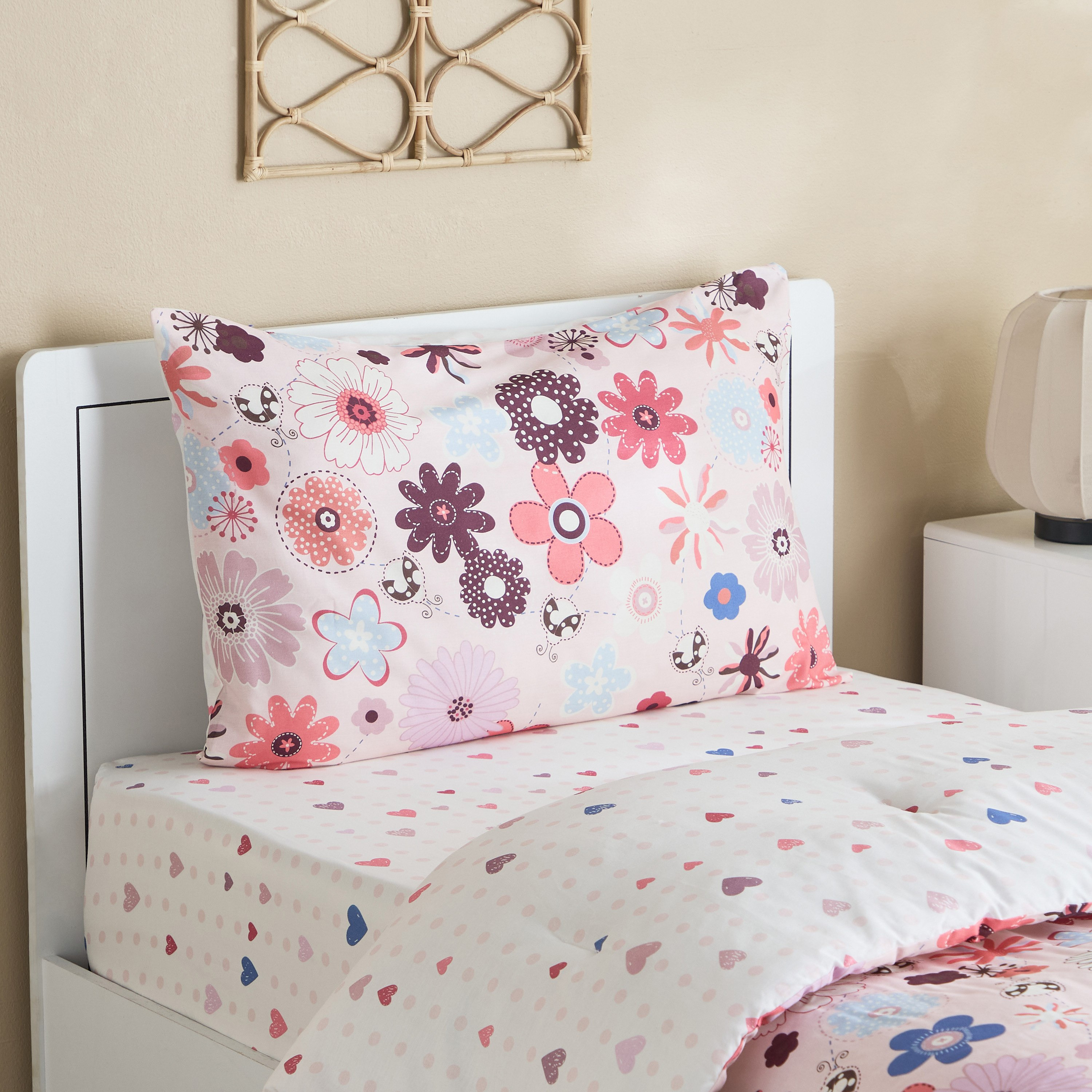 طقم لحاف قطن فردي جاردن قطعتين من آيفي سلامبر - 135x220 سم-hbxhomeware-hbxkidsandyouth-image-1