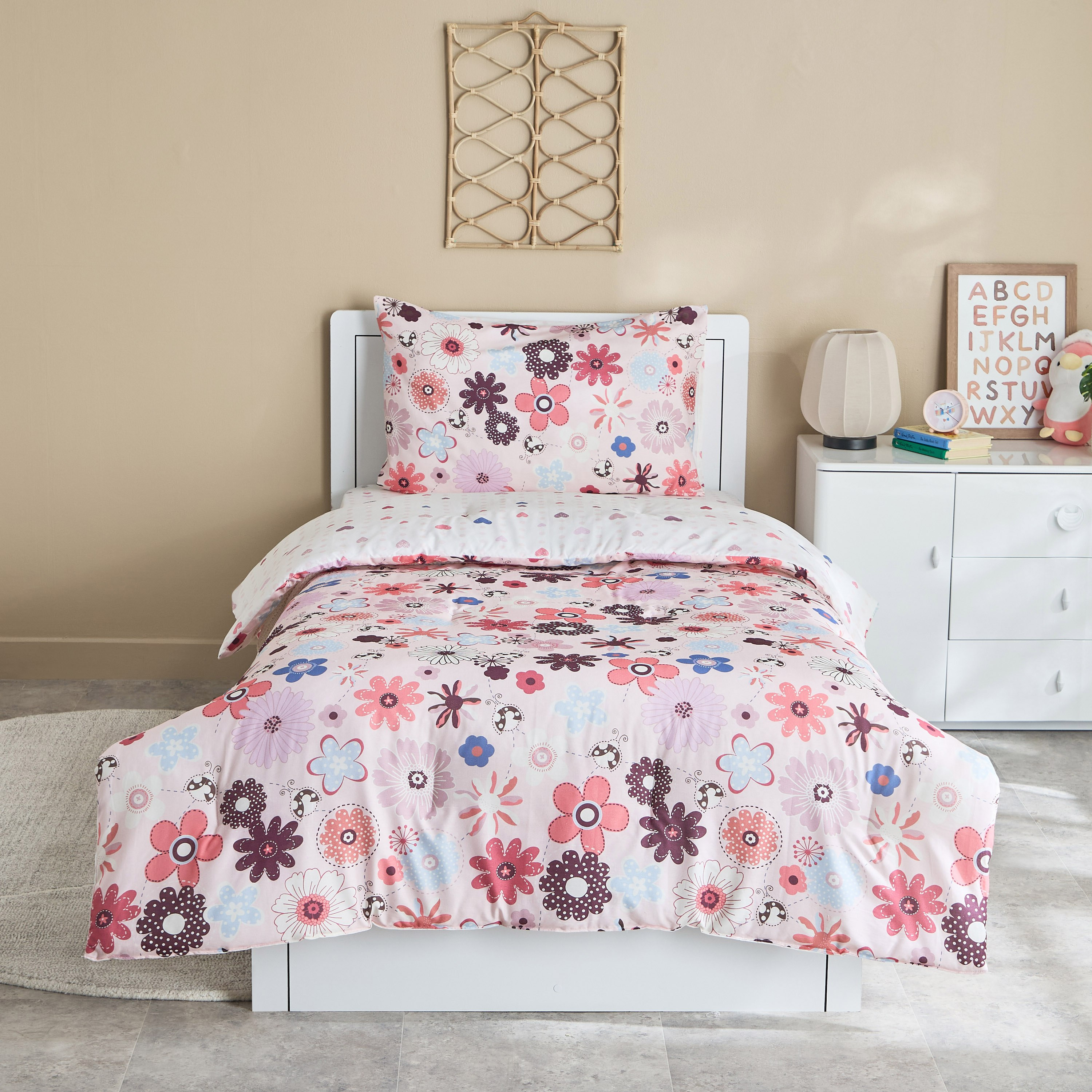 طقم لحاف قطن فردي جاردن قطعتين من آيفي سلامبر - 135x220 سم-hbxhomeware-hbxkidsandyouth-image-3