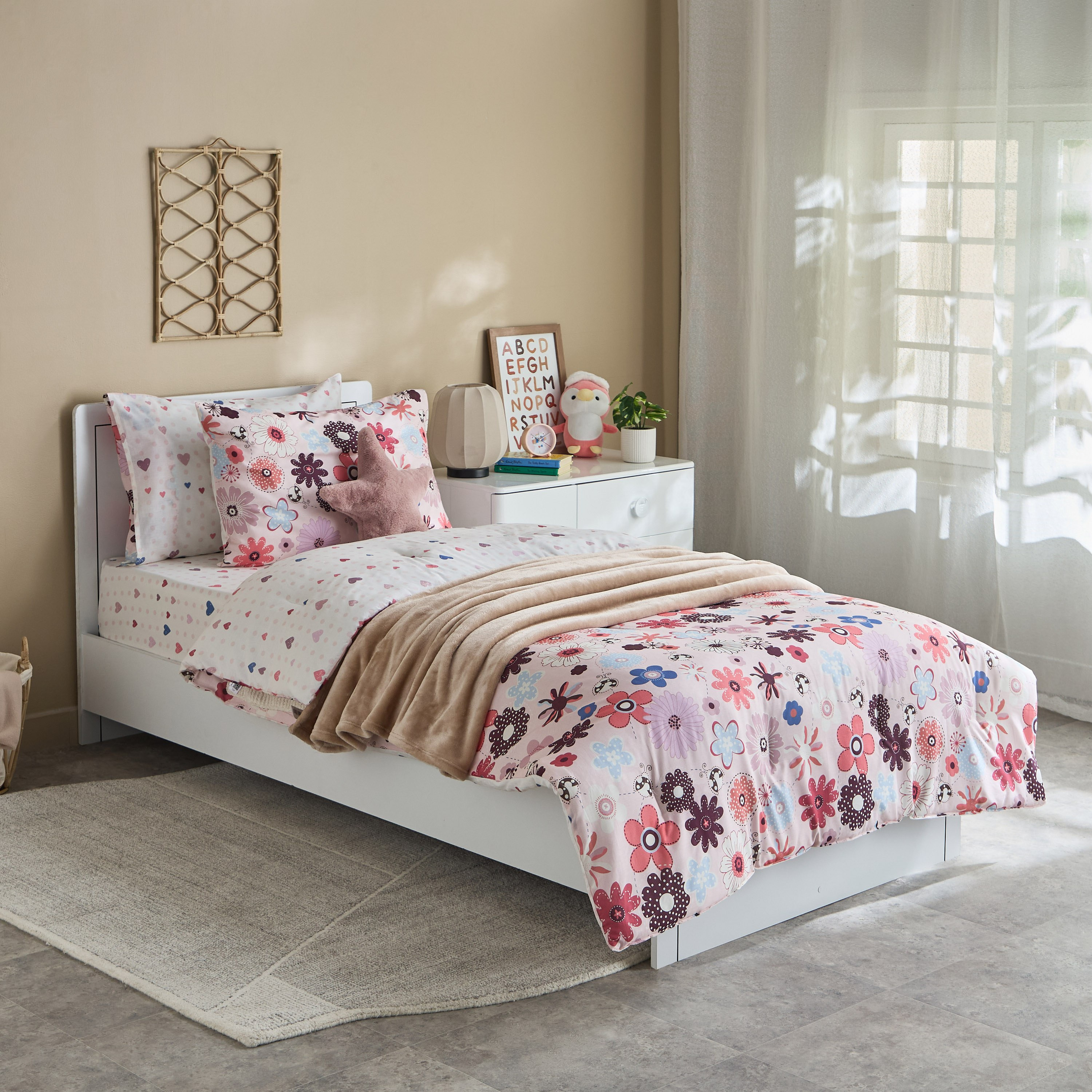 طقم لحاف قطن فردي جاردن قطعتين من آيفي سلامبر - 135x220 سم-hbxhomeware-hbxkidsandyouth-image-8