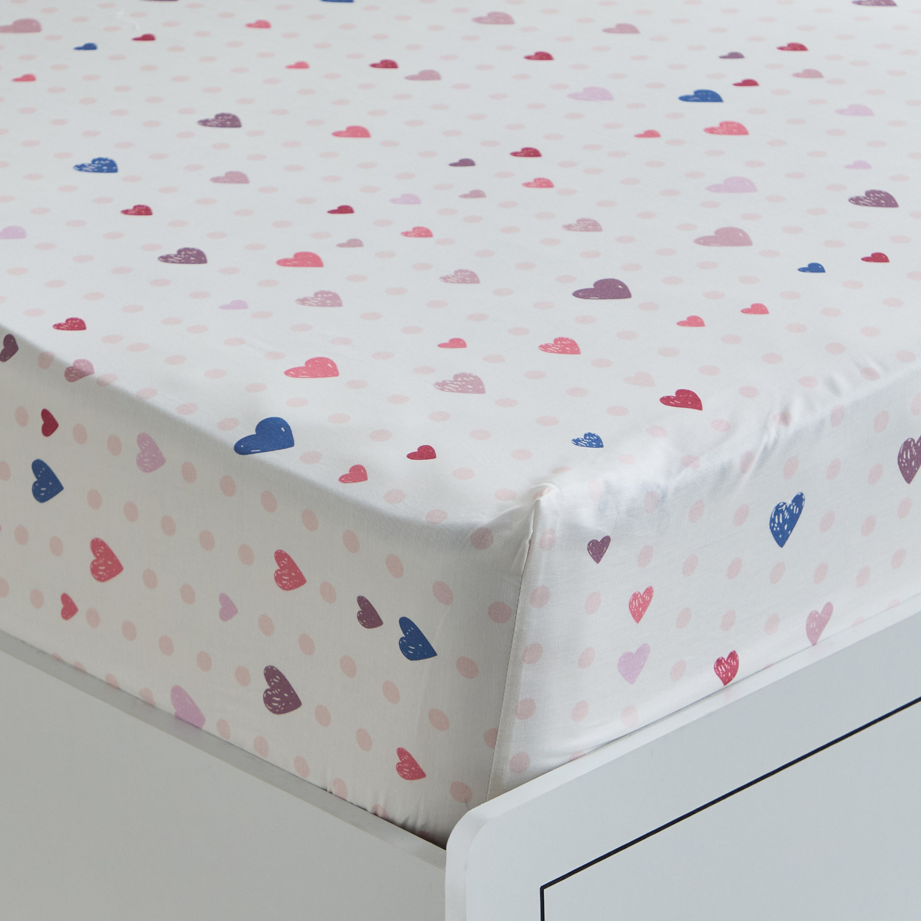 Ivy Slumber Garden Single Cotton Fitted Sheet - 90x200+25 cm-hbxhomeware-hbxkidsandyouth-image-1
