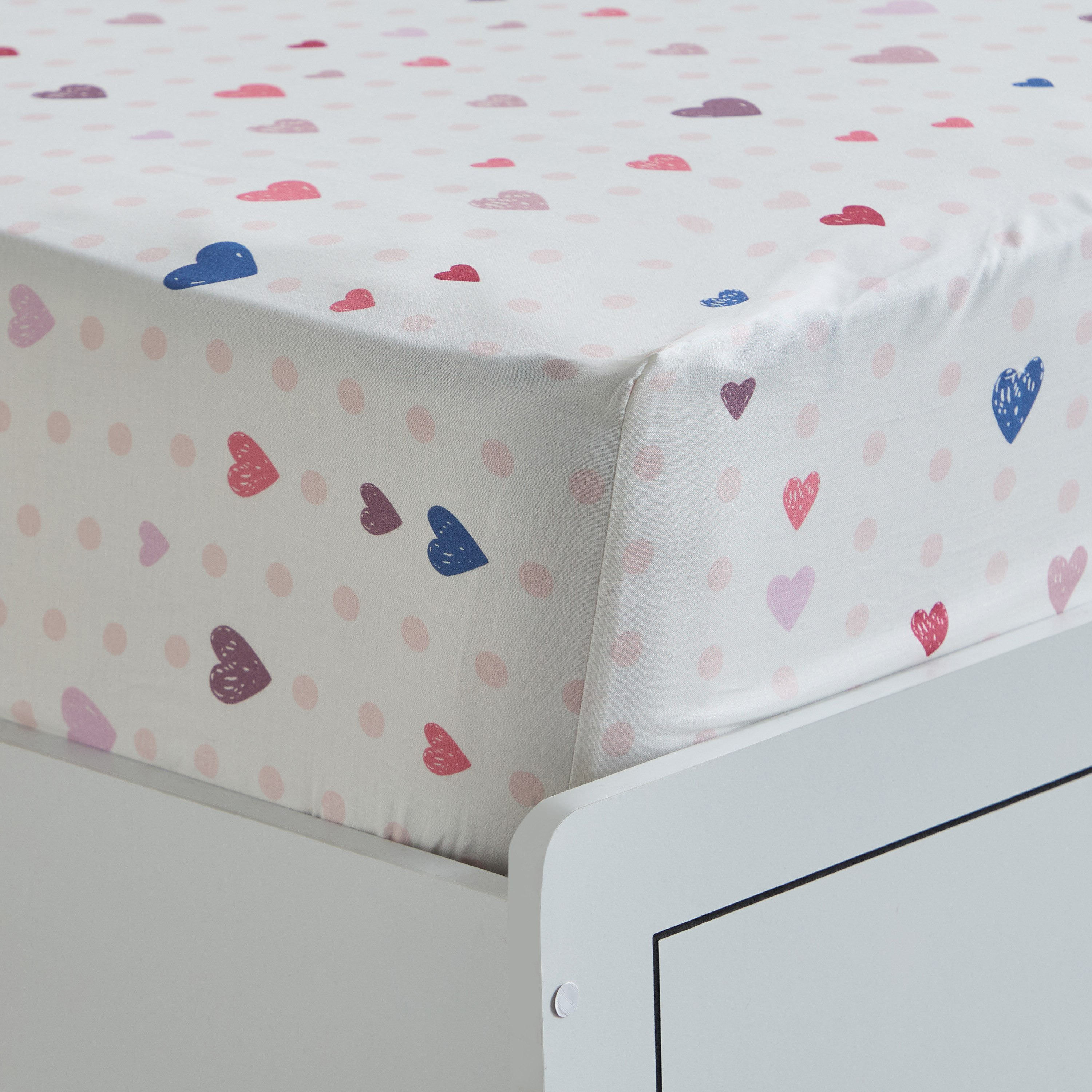 Ivy Slumber Garden Single Cotton Fitted Sheet - 90x200+25 cm-hbxhomeware-hbxkidsandyouth-image-4