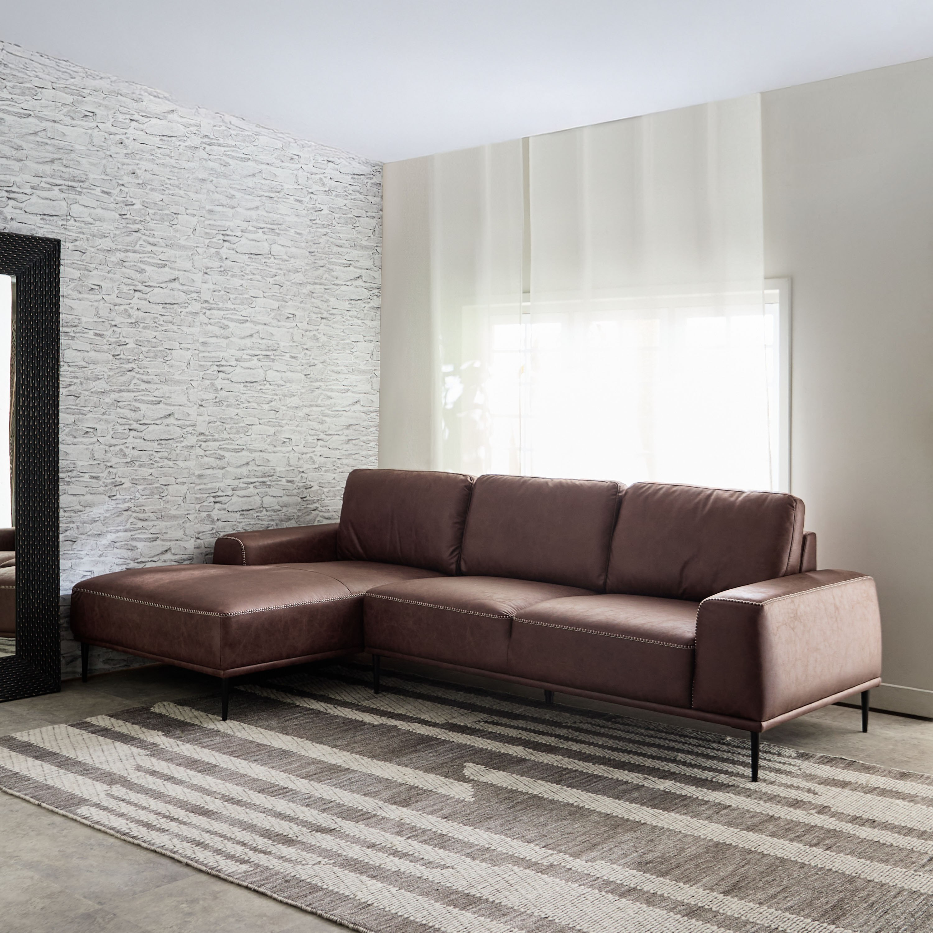 Baron 4-Seater Left Corner Fabric Sofa-hbxlivingroom-sofasandarmchairs-cornersofas-image-2