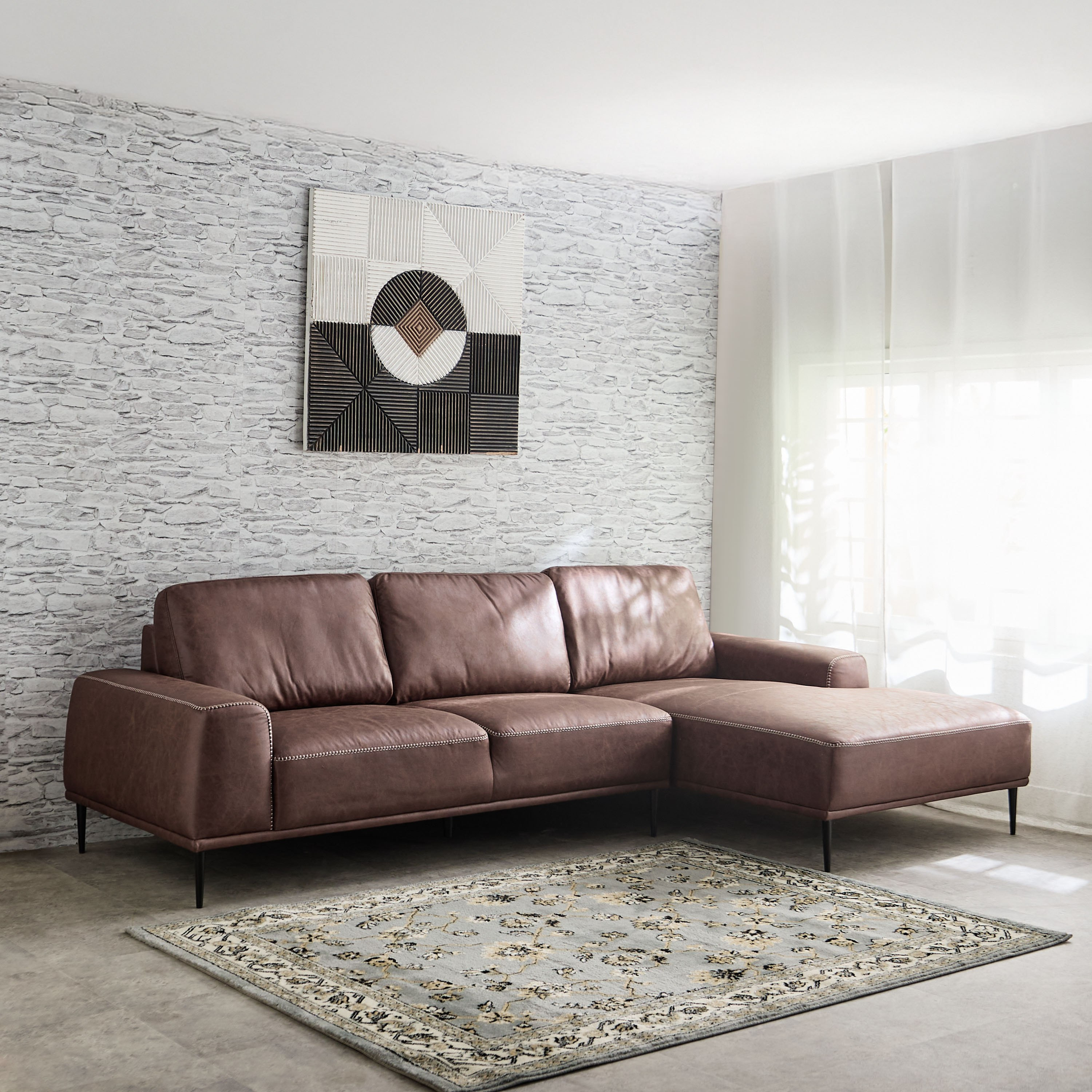 كنبة ركنية يمين 4 مقاعد قماش من بارون-hbxlivingroom-sofasandarmchairs-cornersofas-image-1