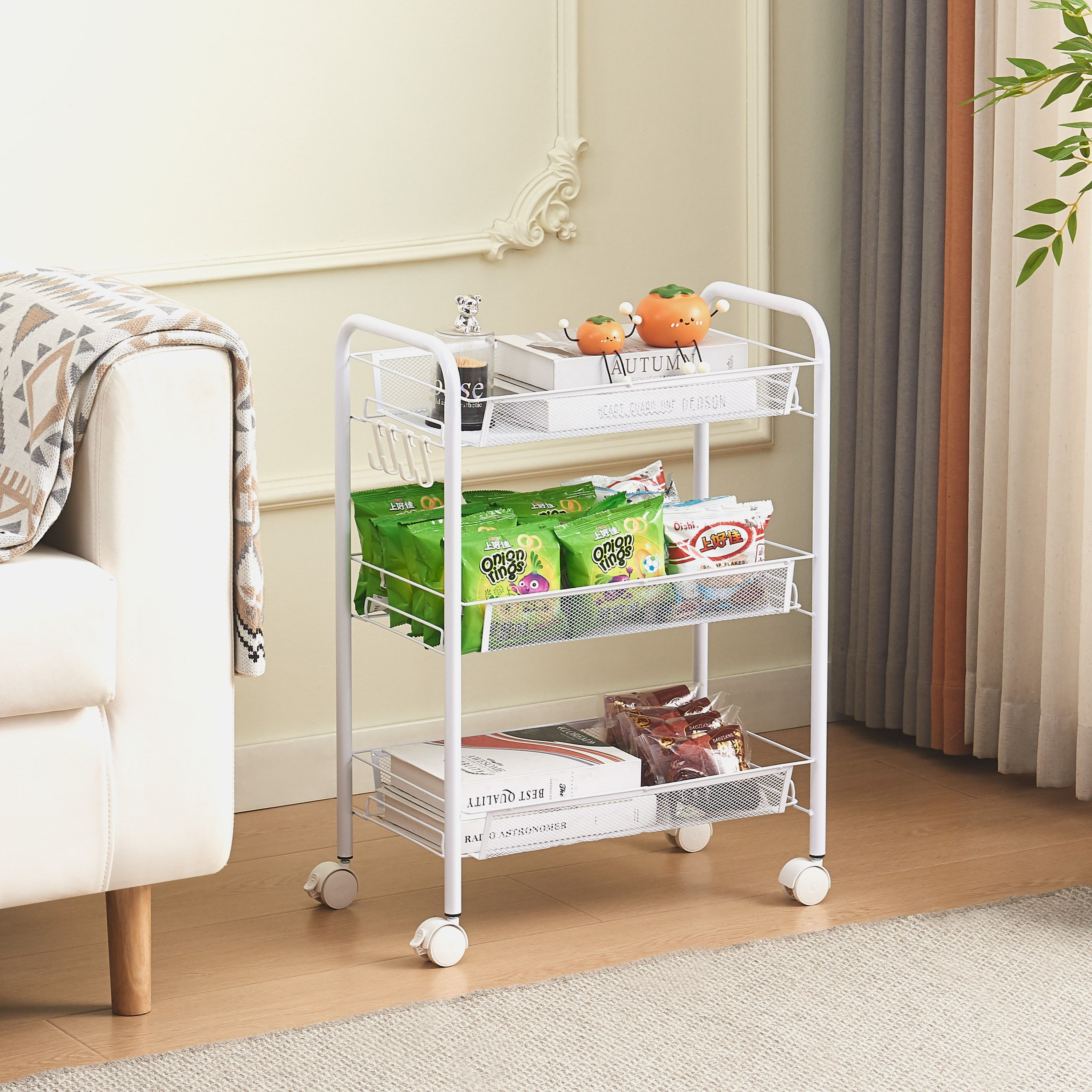 Movo Simon 3-Tier Trolley-hbxlivingroom-tablesandstands-servingtrolleys-image-1