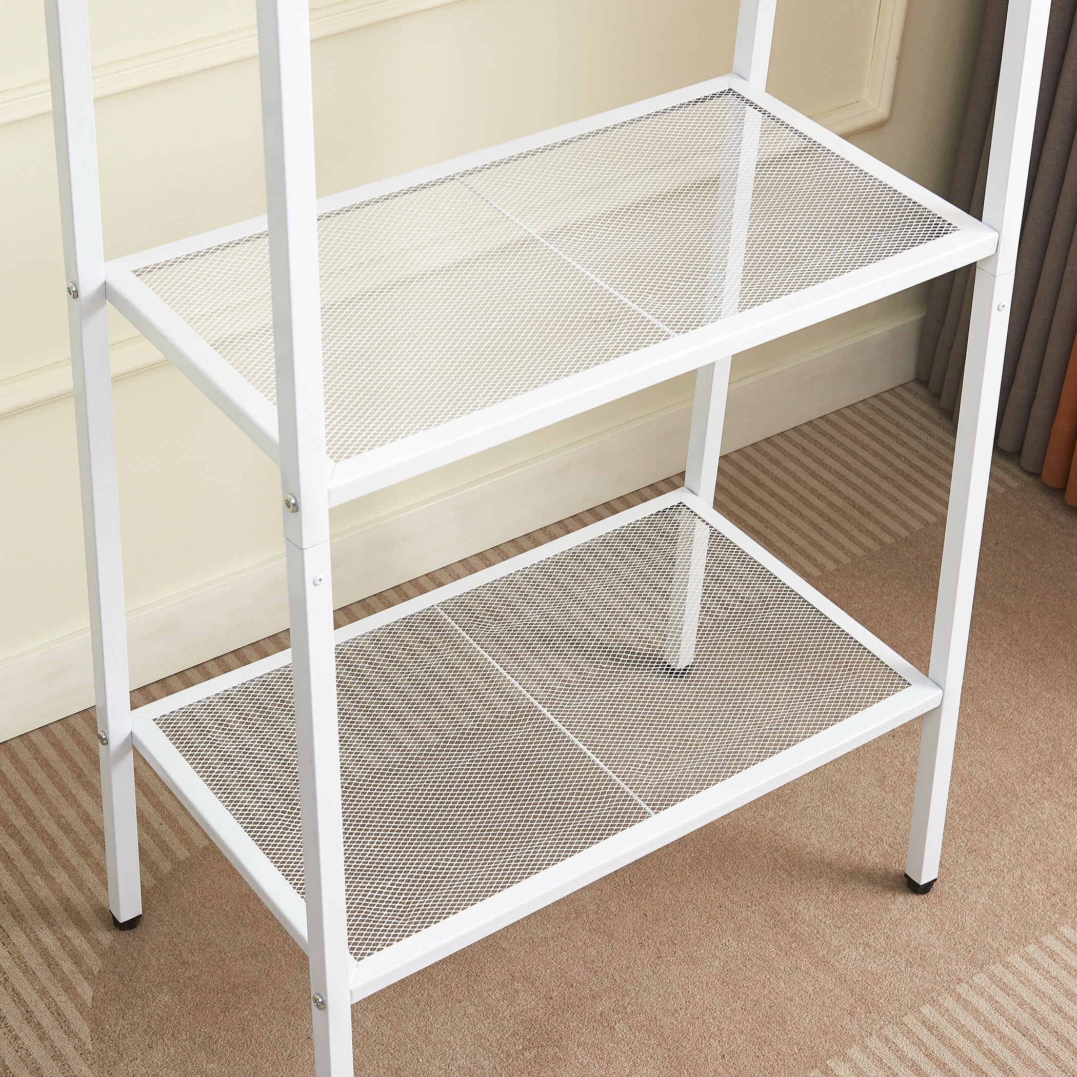 Simon 4-Tier Ladder Bookshelf Plant Stand-hbxfurniture-office-bookcases-image-3