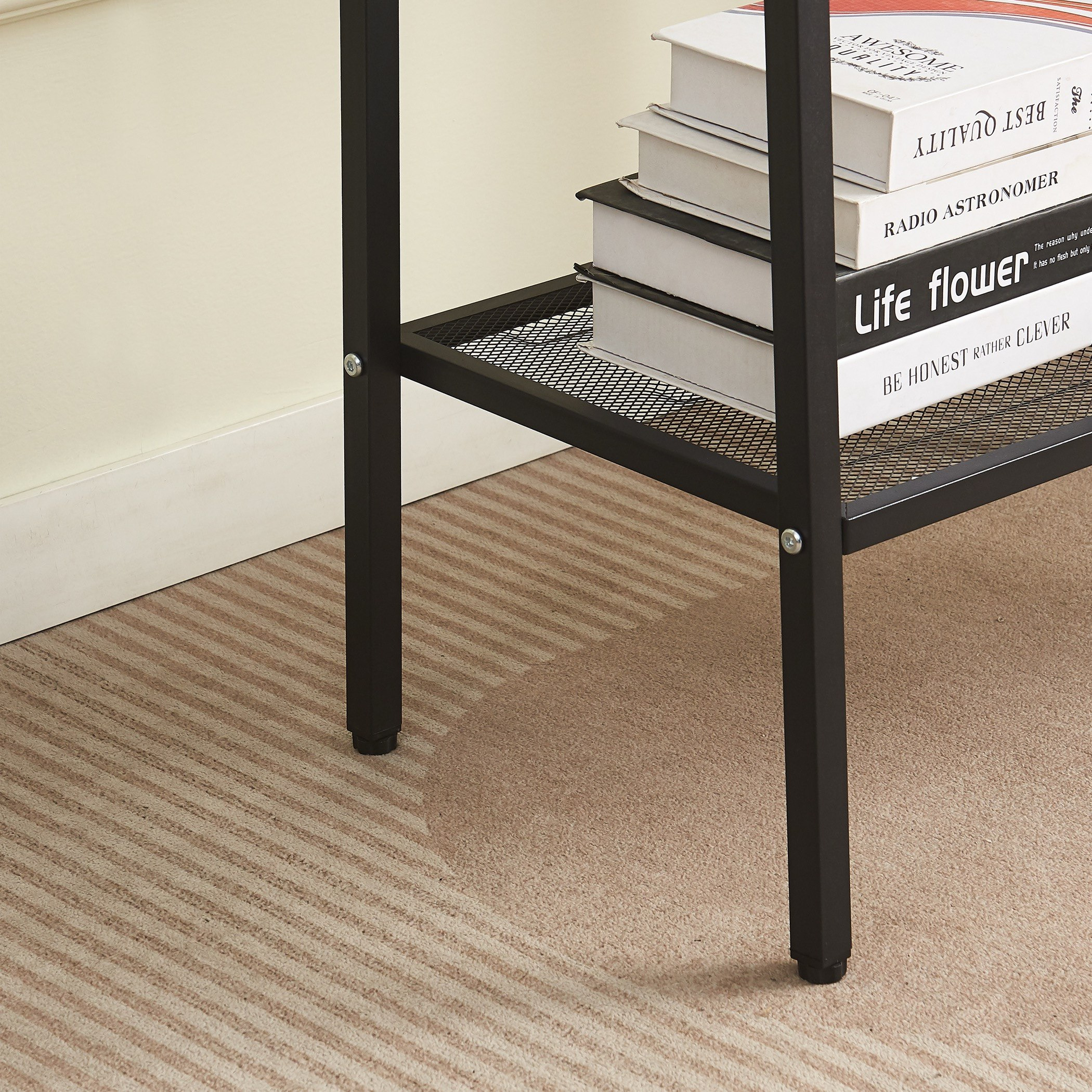 Simon 4-Tier Ladder Bookshelf Plant Stand-hbxfurniture-office-bookcases-image-2