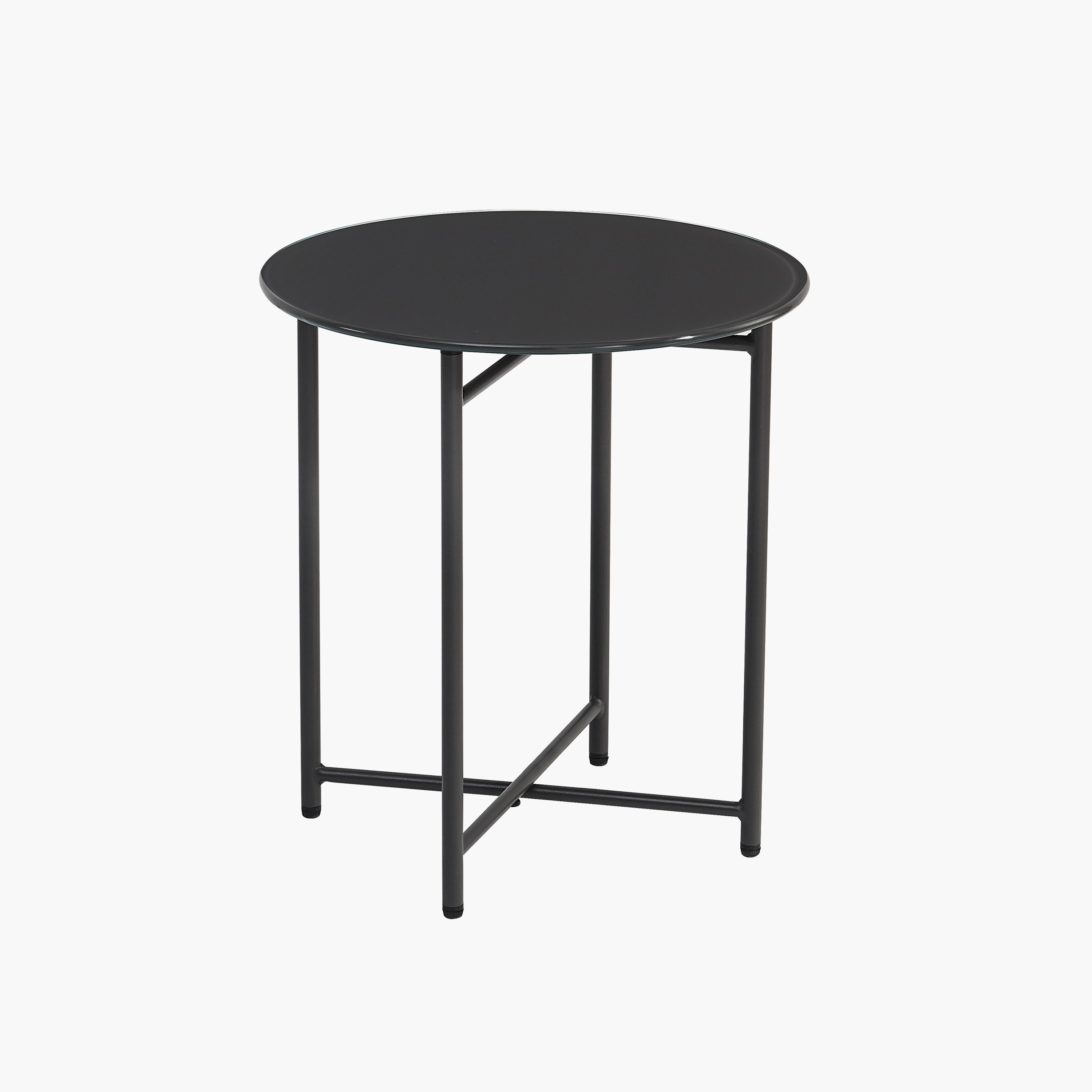 طاولة جانبية مستديرة بسطح زجاجي من موڤو تروي-hbxfurniture-livingroom-endtables-image-7