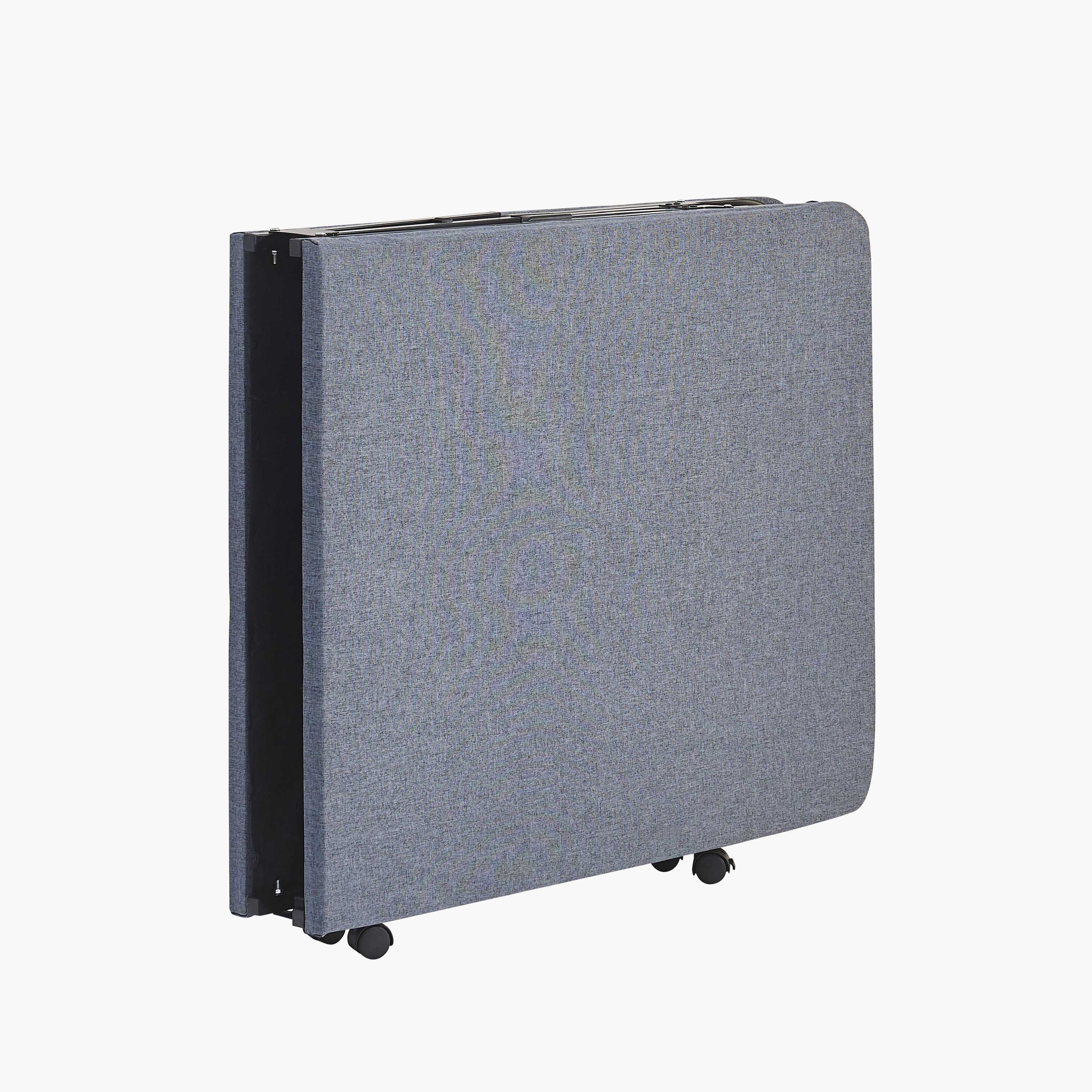 Movo Jazz Foldable Metal Guest Single Bed with Mattress - 80x190 cm-hbxfurniture-bedsandbedsets-daybeds-image-3